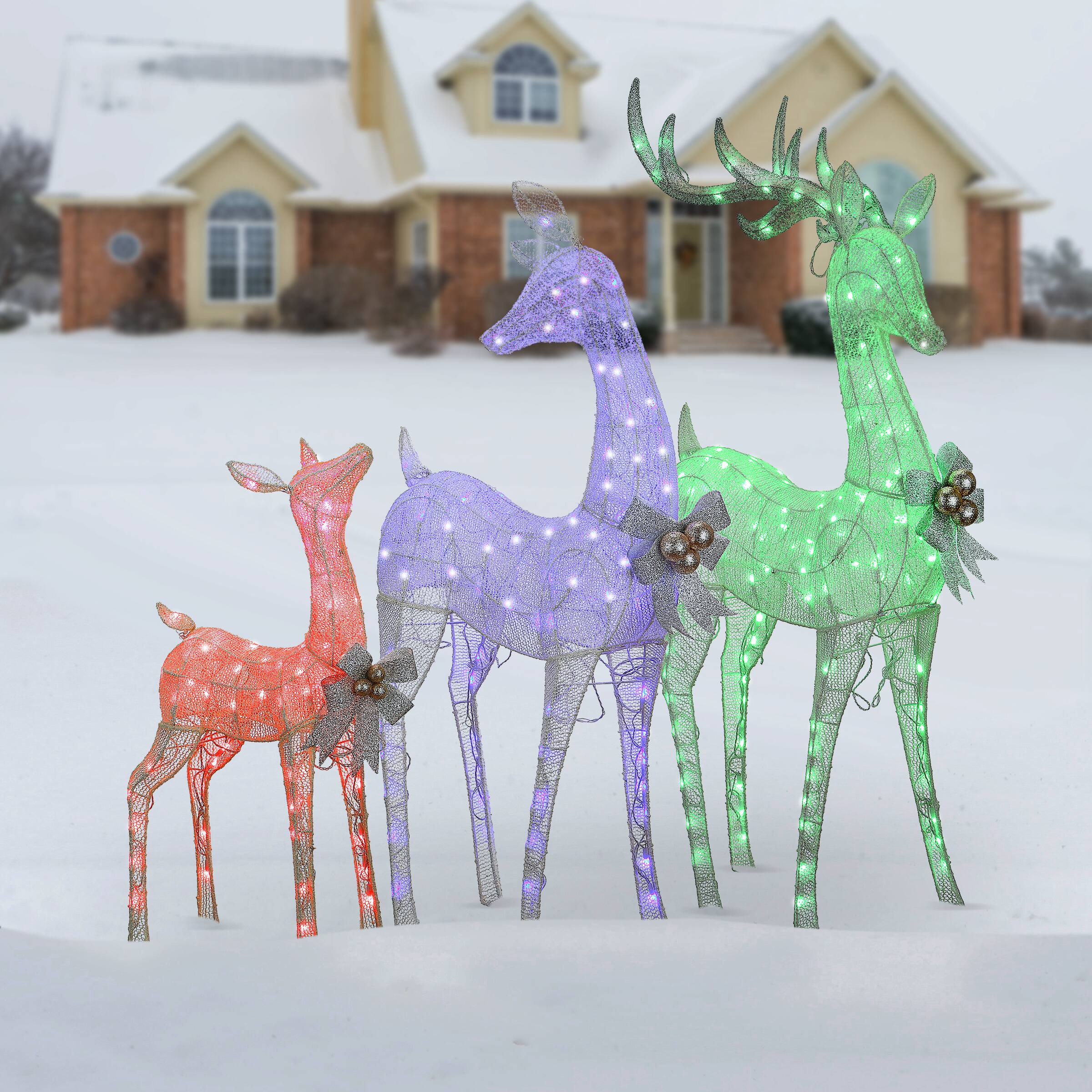 Deer Family Assortment Decoration