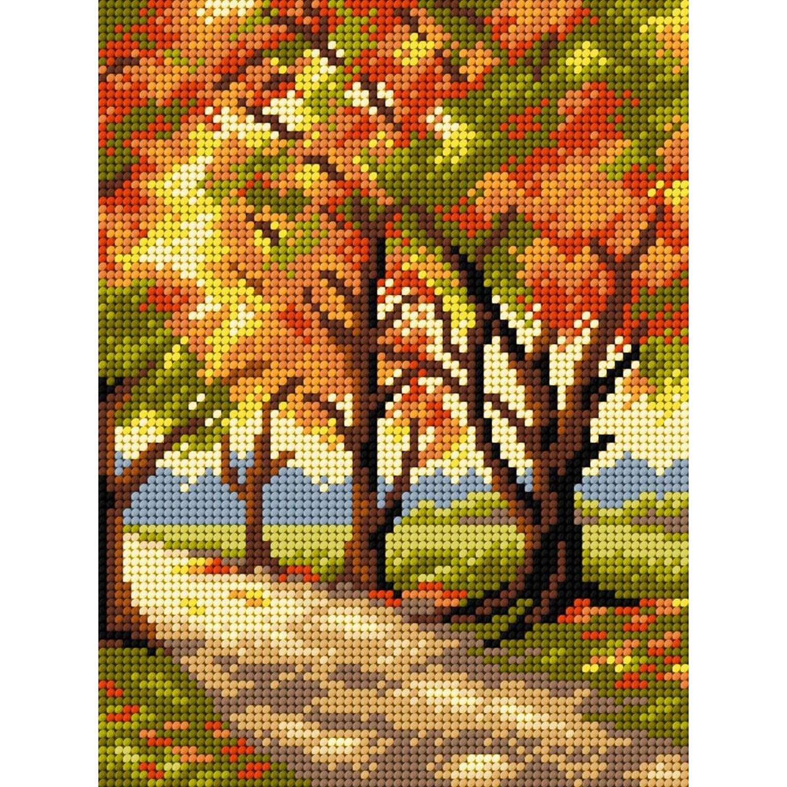 Orchidea Gobelin Autumn Trees Halfstitch Canvas
