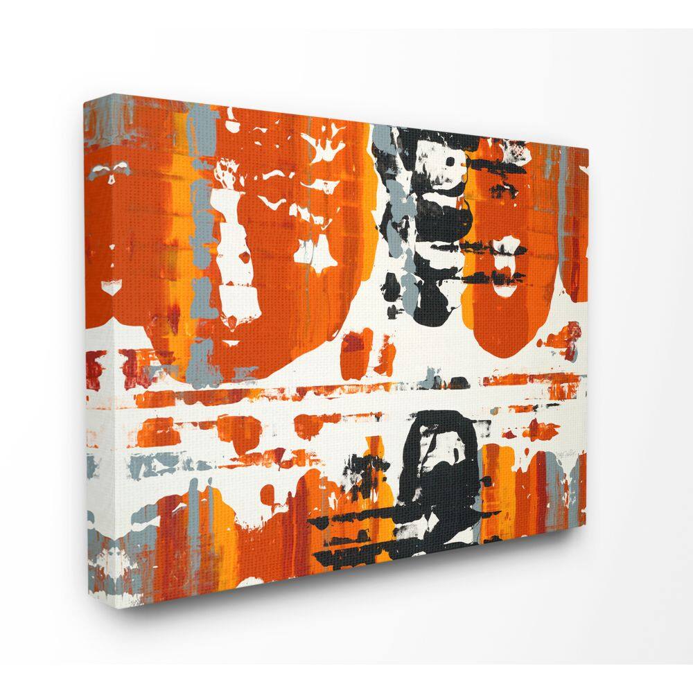 Stupell Industries Burnt Orange Momentum Canvas Wall Art