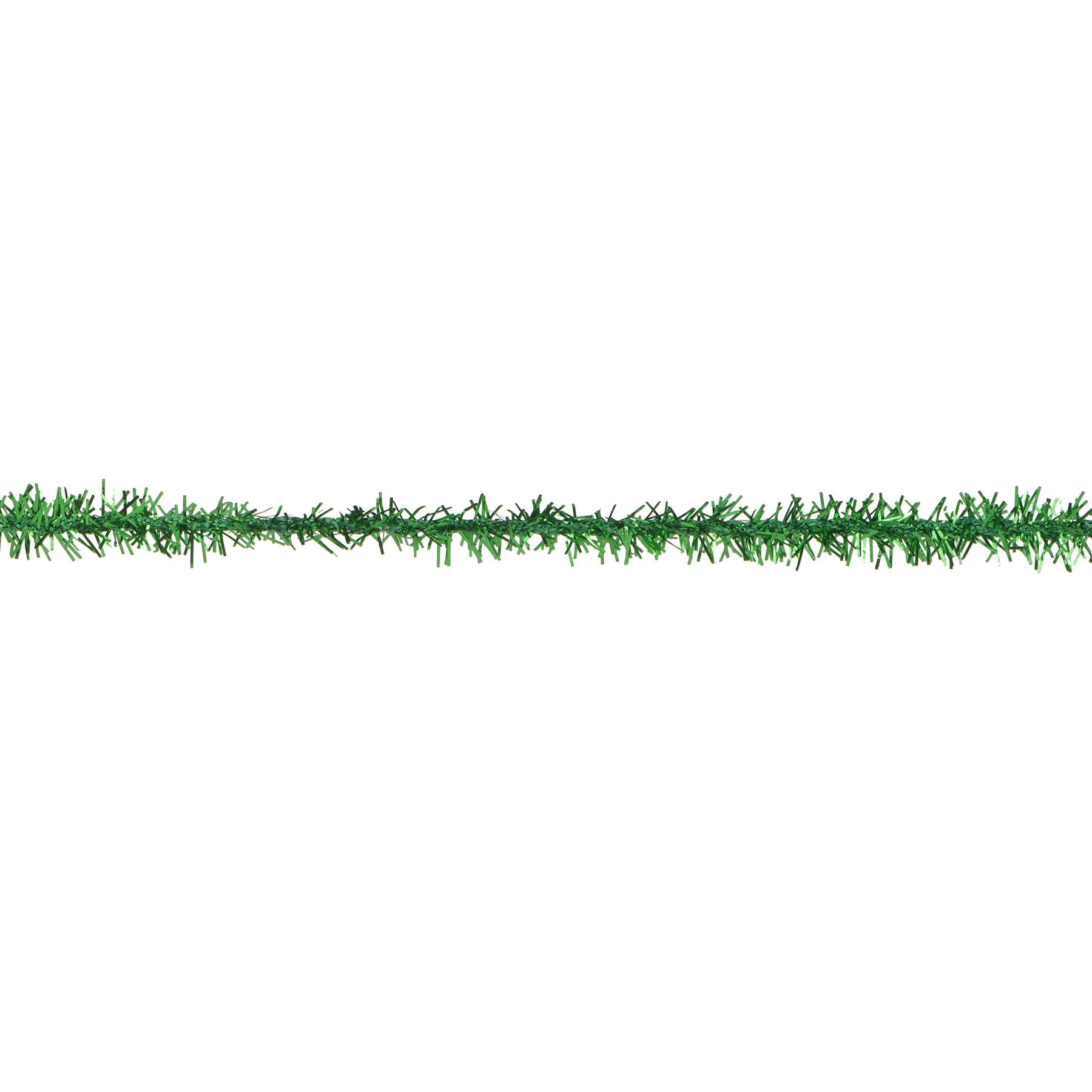 3/16&#x22; x 4yd. Metallic Green Tinsel Twist Ribbon by Celebrate It&#xAE; Halloween