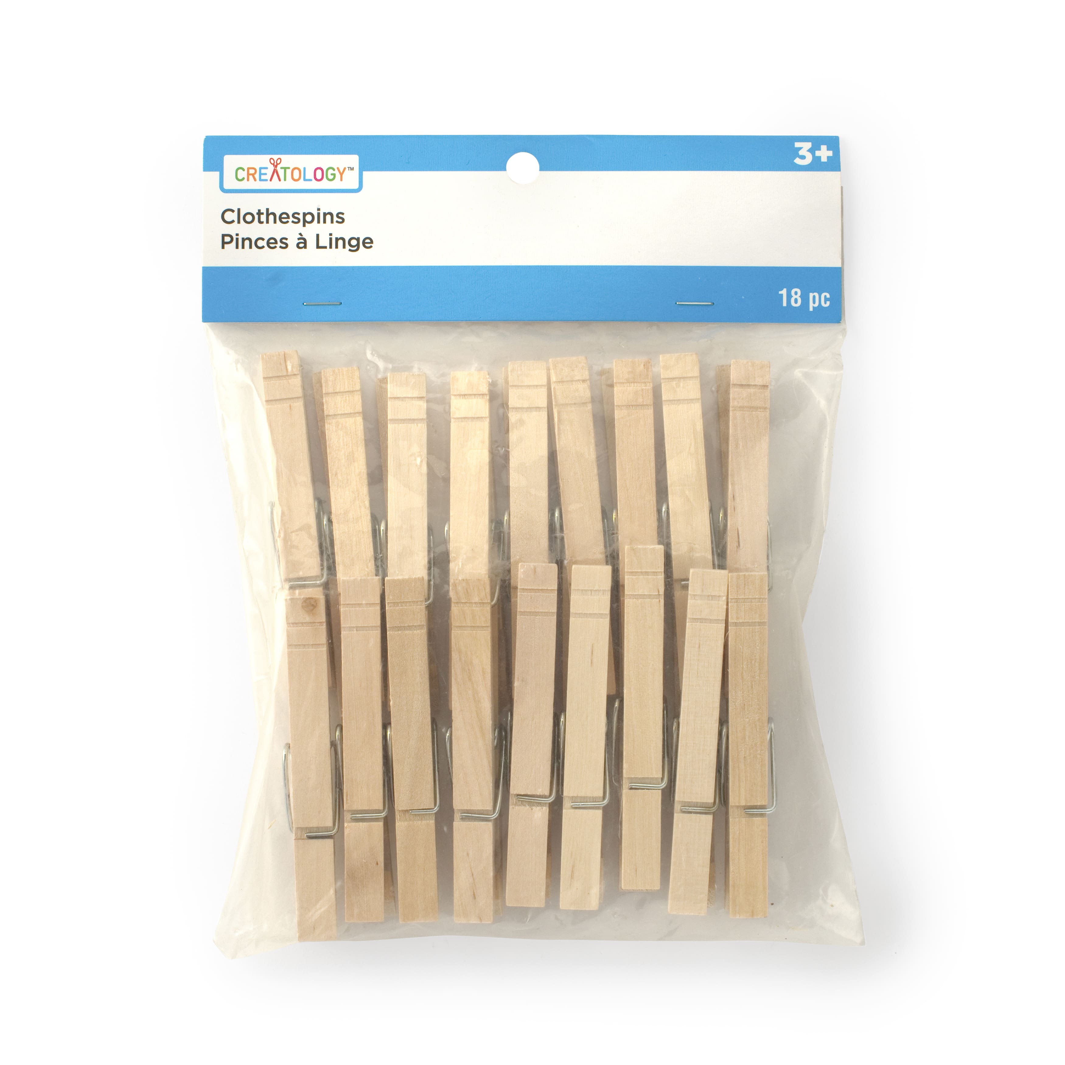 Creatology™ Large Wood Clothespins