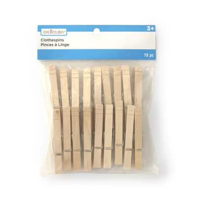 Creatology™ Large Wood Clothespins image