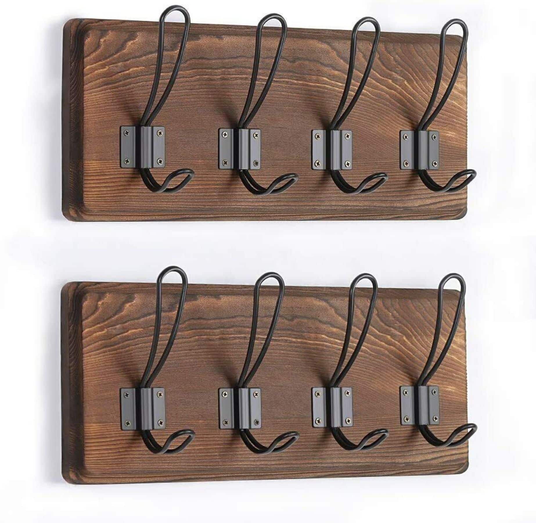 Wall Mounted Wooden Coat Hooks – Space Saving For Home