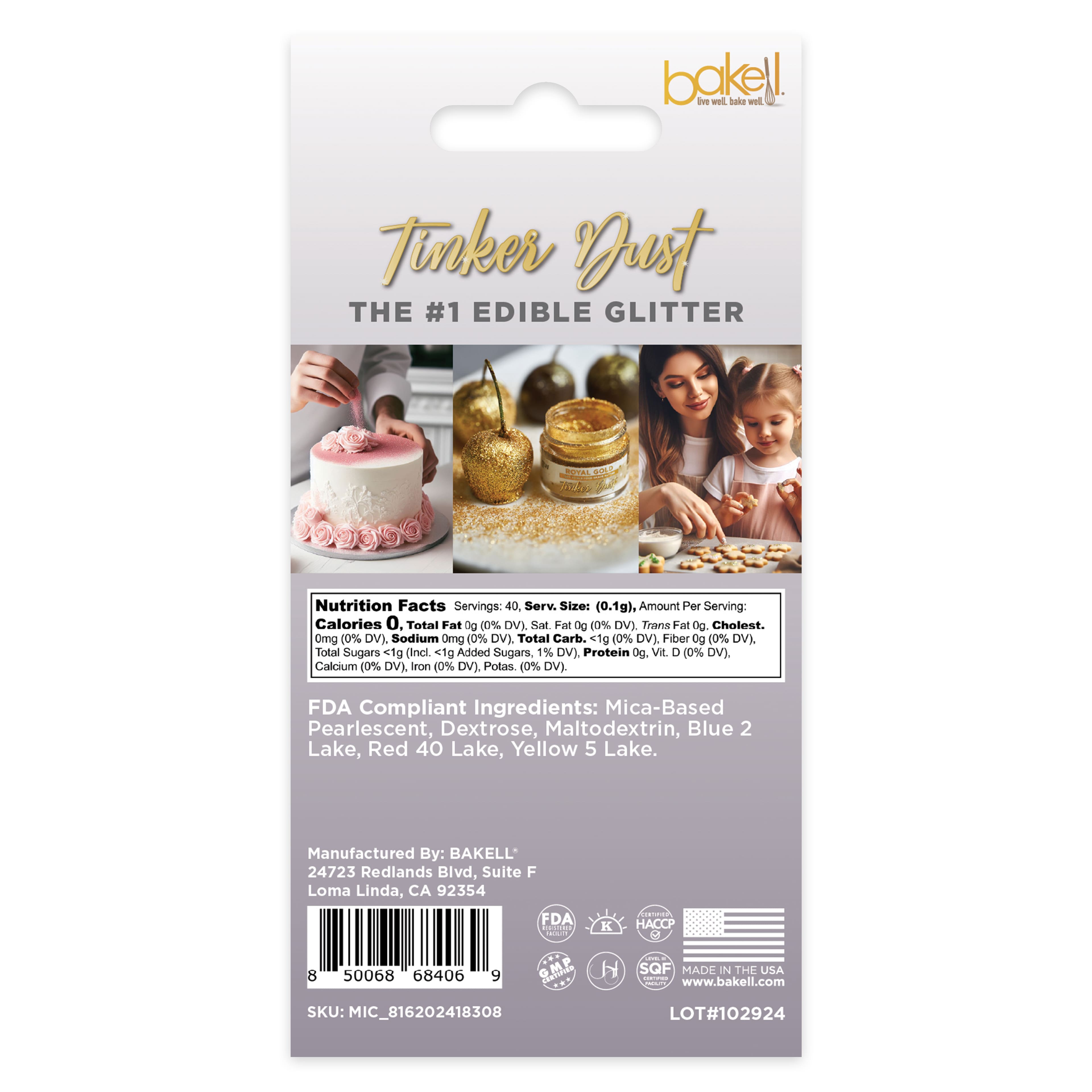Bakell&#xAE; Tinker Dust Edible Glitter