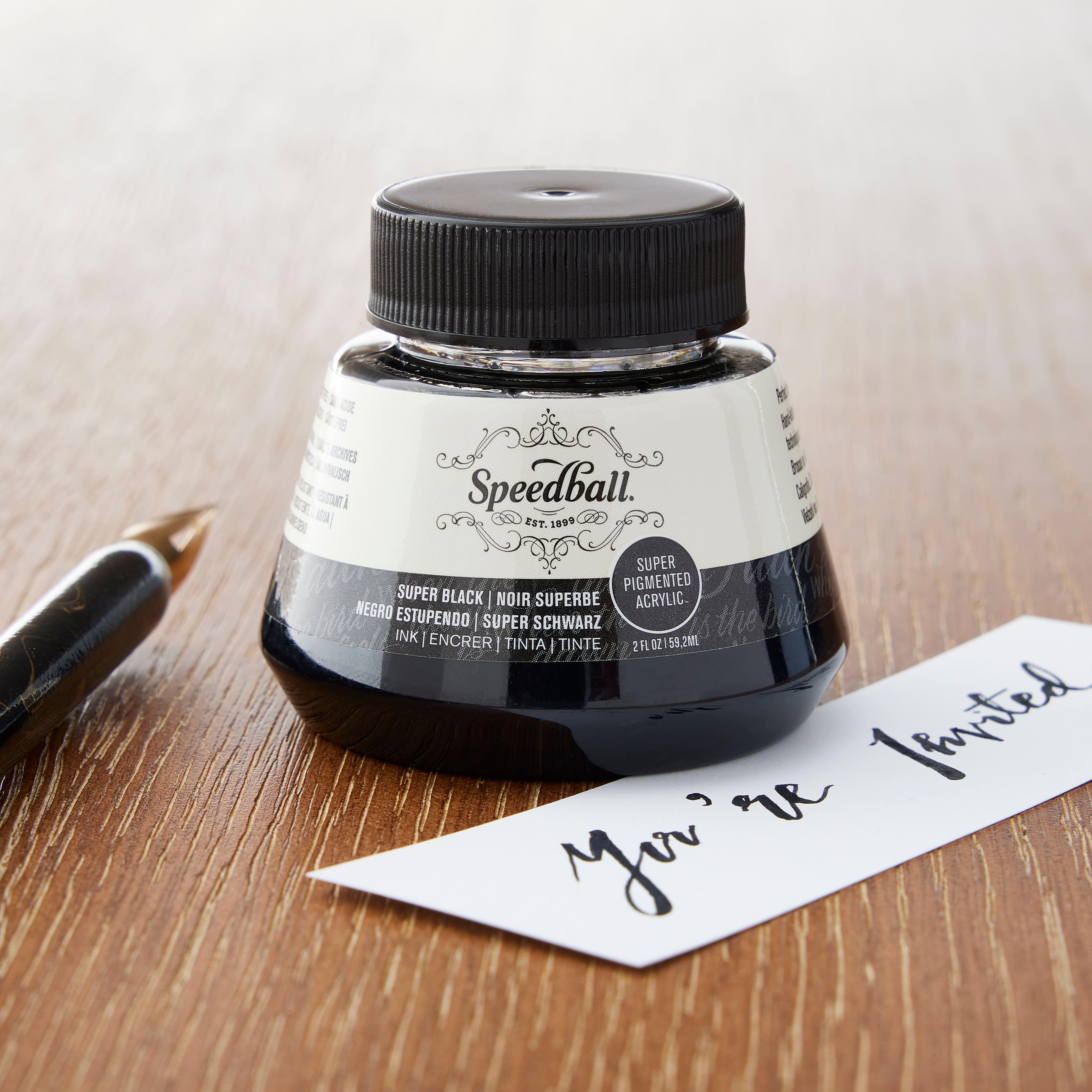 12 Pack: Speedball® Super Pigmented Acrylic™ Ink, 2oz.