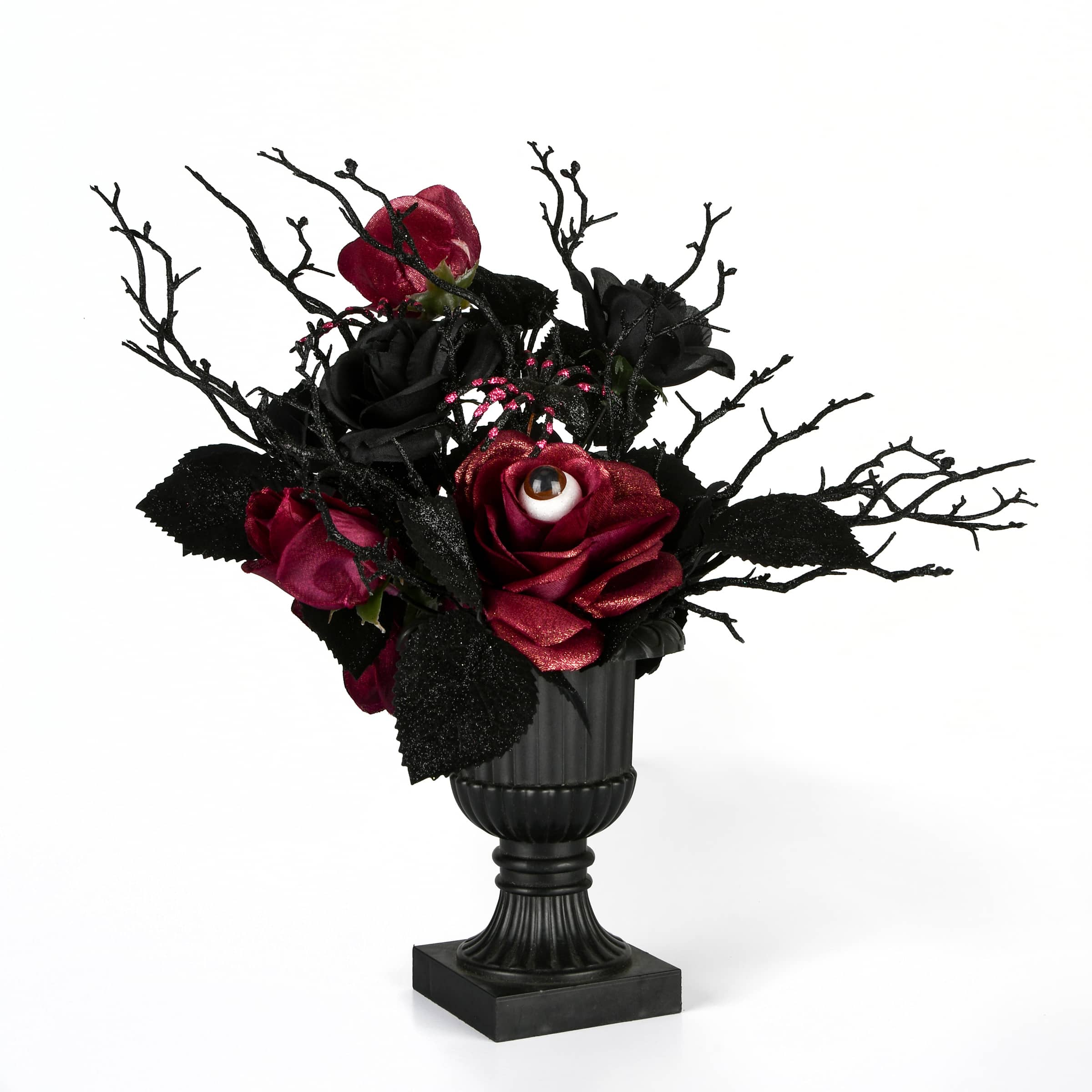 18&#x27;&#x27; Halloween Black Rose Plant