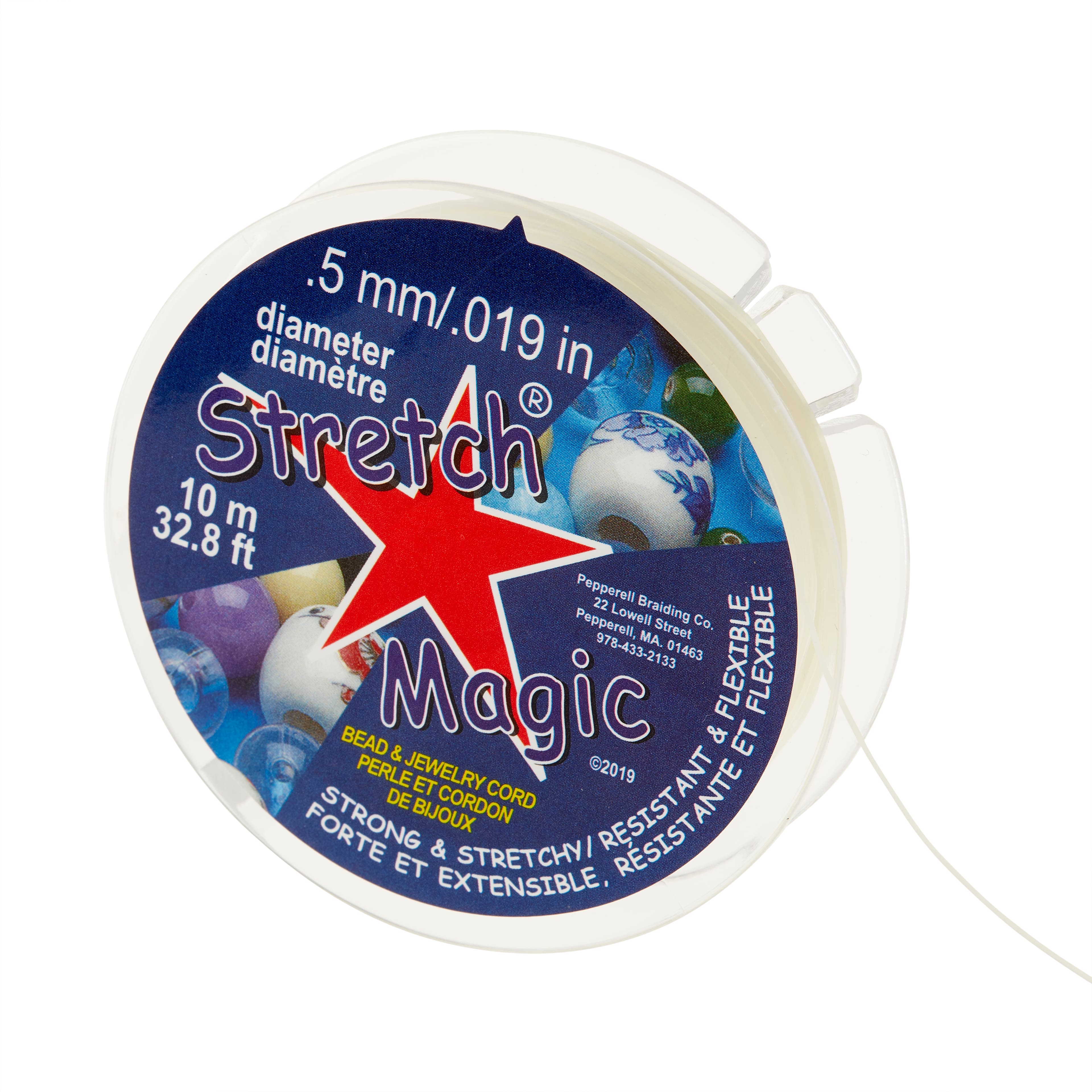 12 Pack: Stretch Magic® 0.5mm Pearl Bead & Jewelry Cord