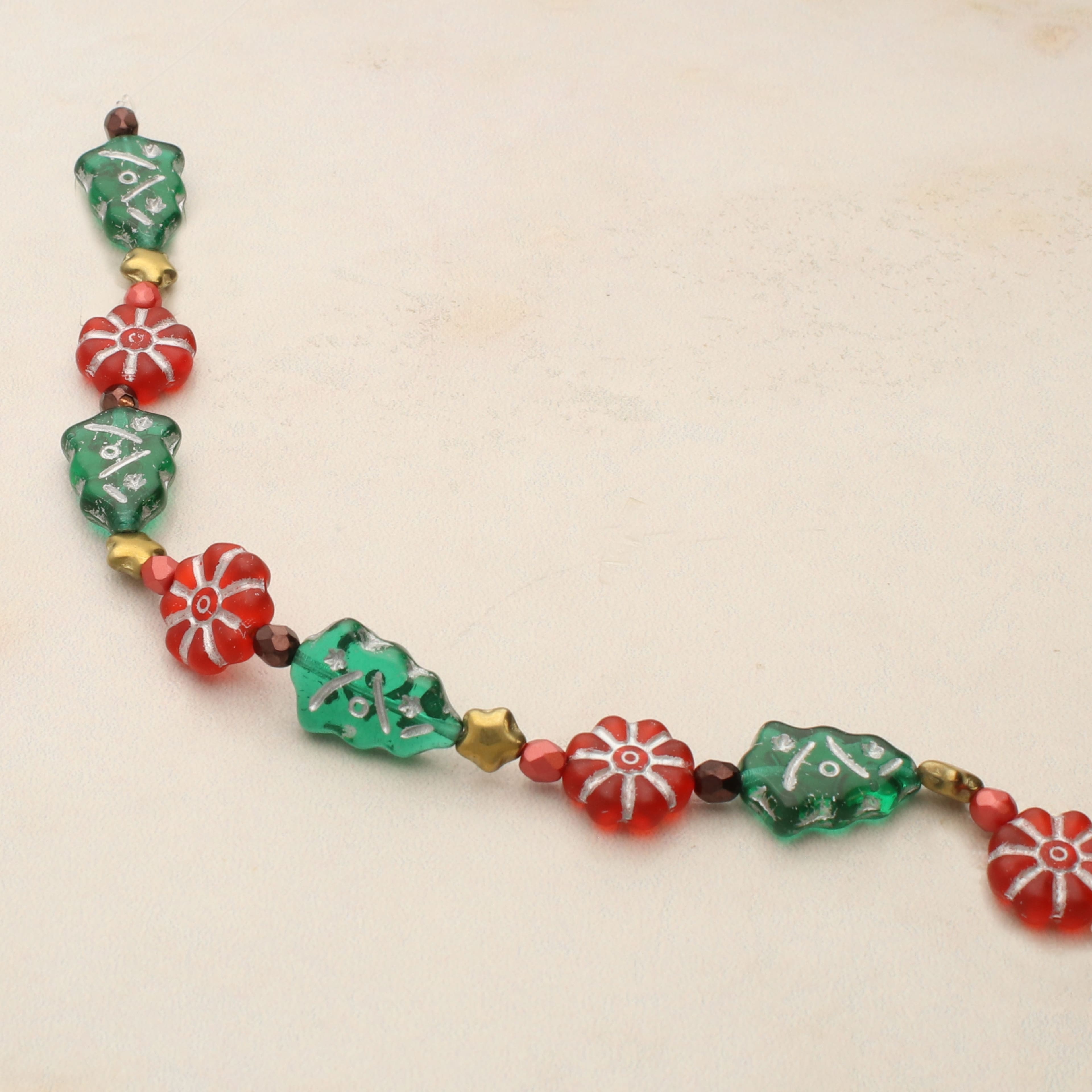 6 Packs: 20 ct. (120 total) Christmas Cheer Czech Glass Bead Mix by Bead Landing™