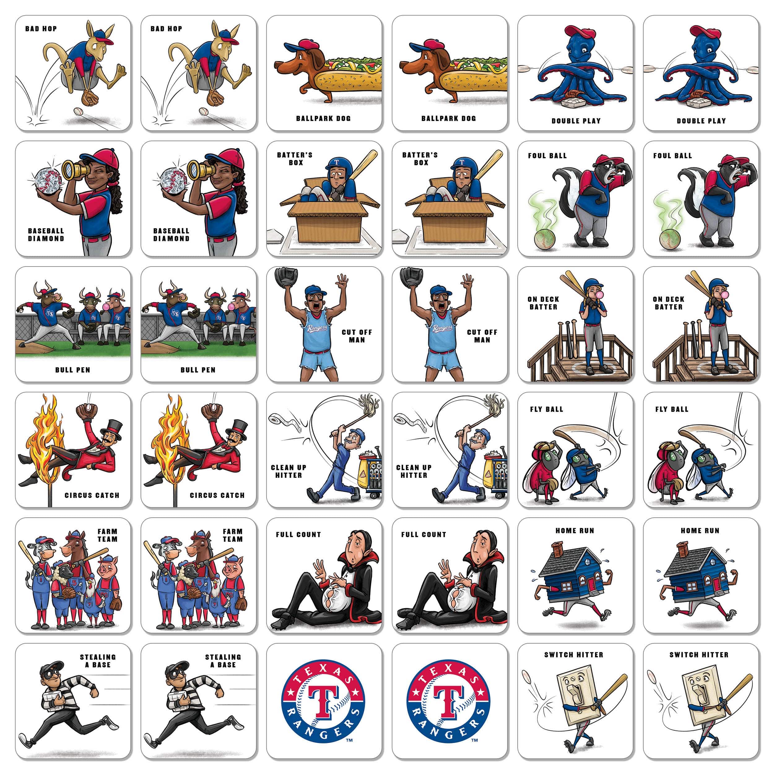 Major League Baseball Licensed Memory Match Game