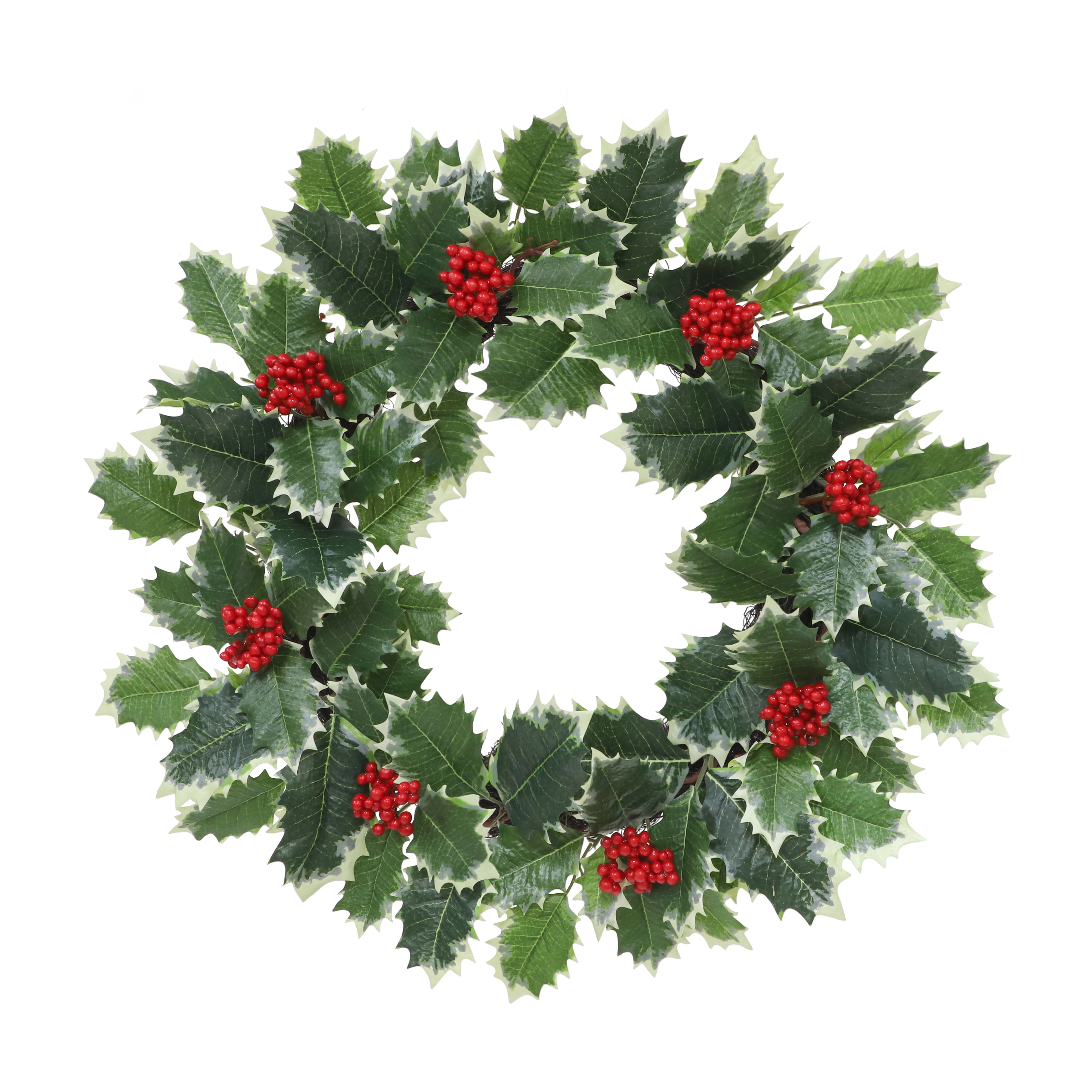 22&#x22; Red Berry &#x26; Holly Wreath by Ashland&#xAE;