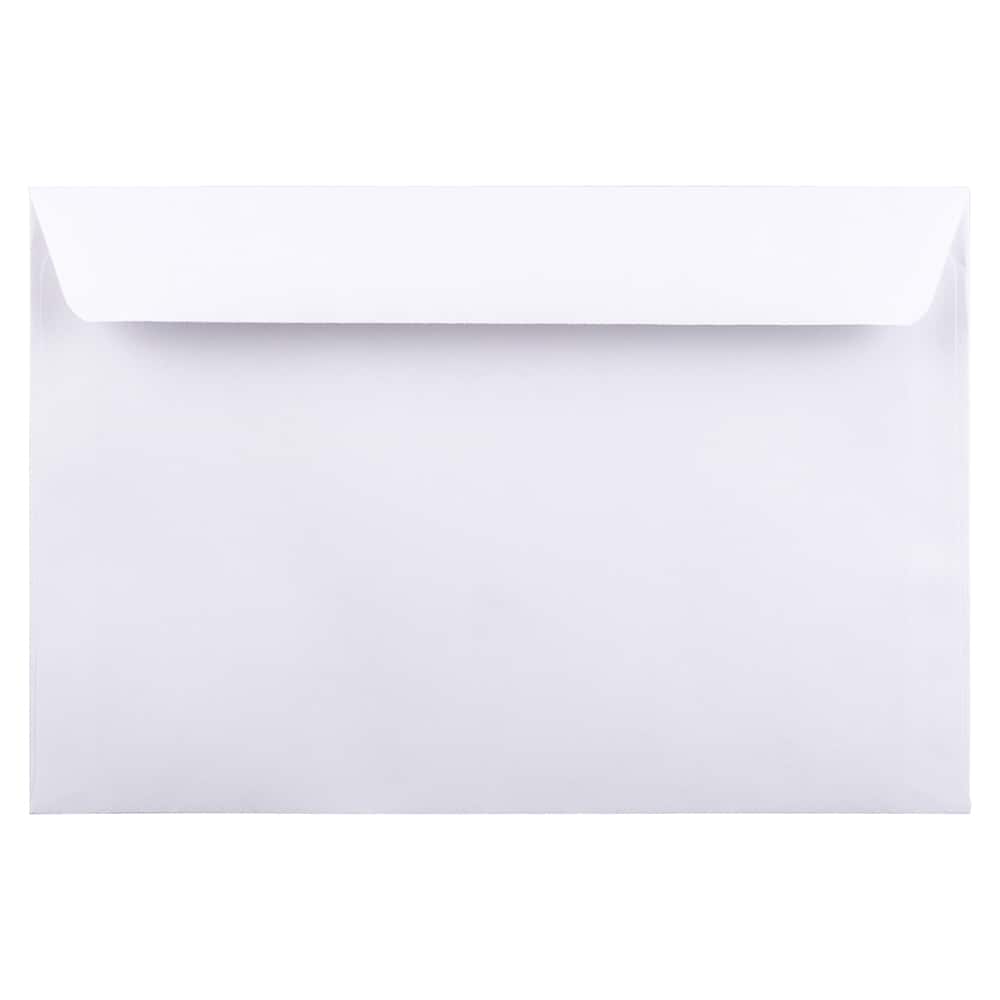 JAM Paper 6" x 9" White Booklet Commercial Envelopes