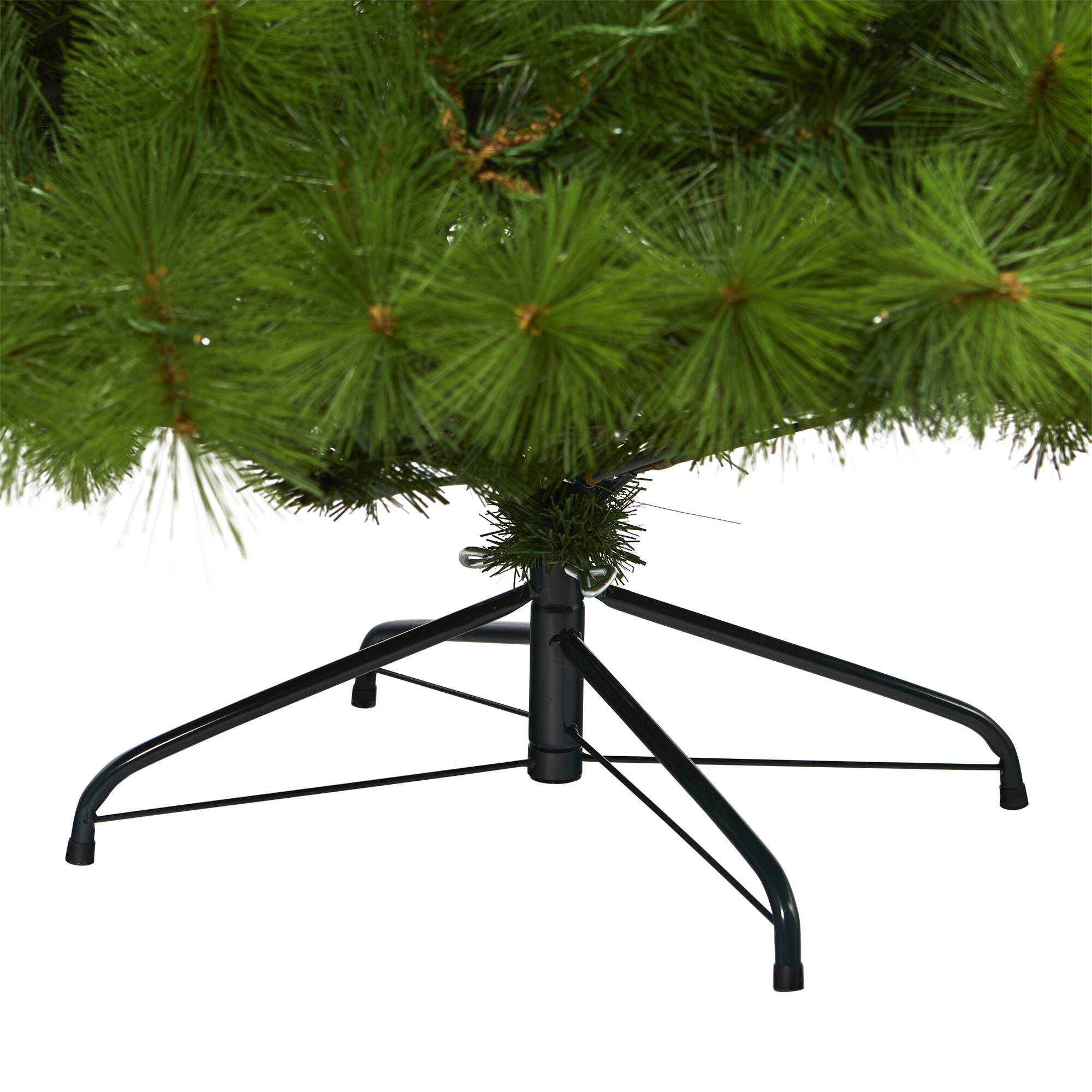 6ft. Pre-Lit Green Scotch Pine Artificial Christmas Tree with Clear LED Lights