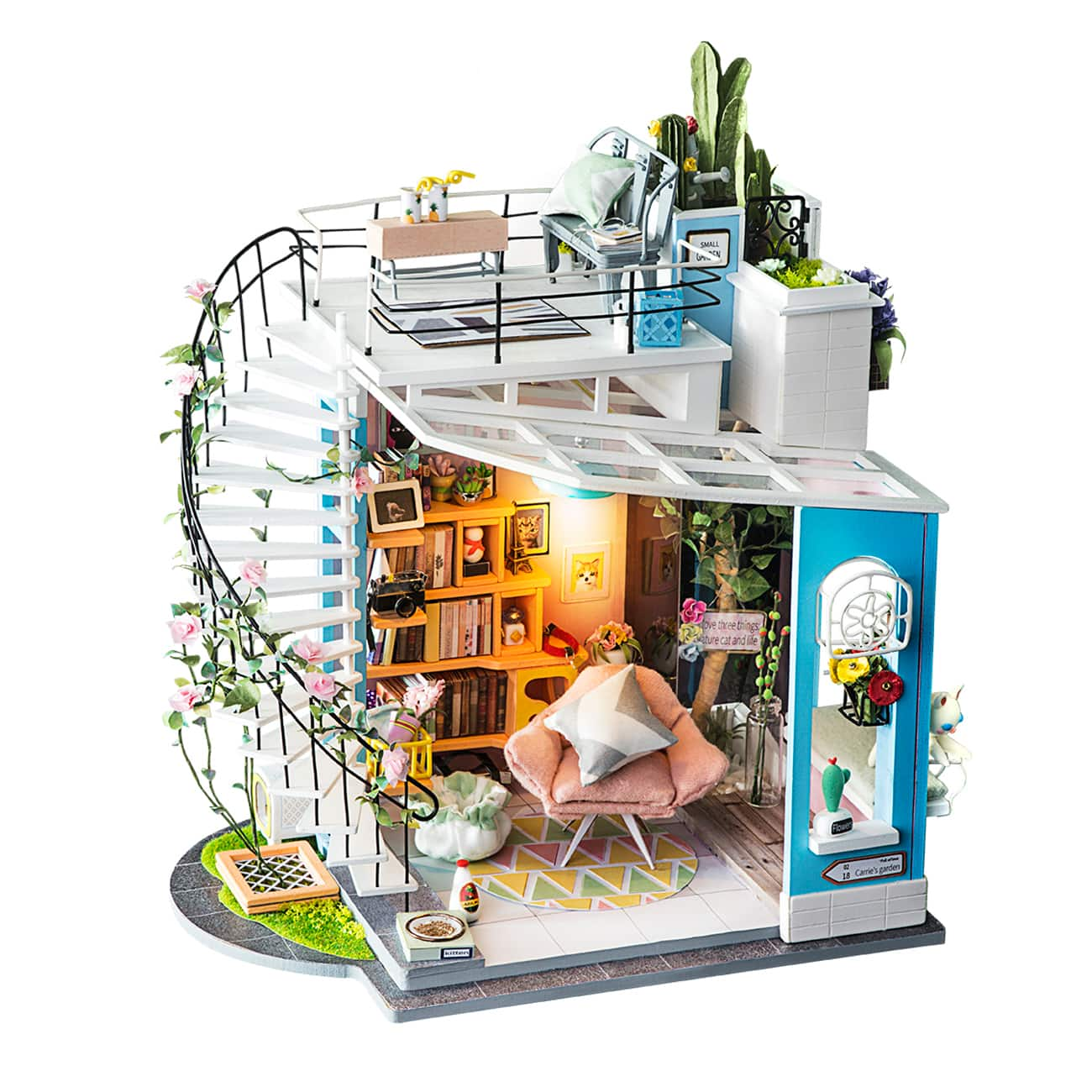 Robotime® Rolife® DIY Miniature House Dora's Loft Craft Kit | Michaels