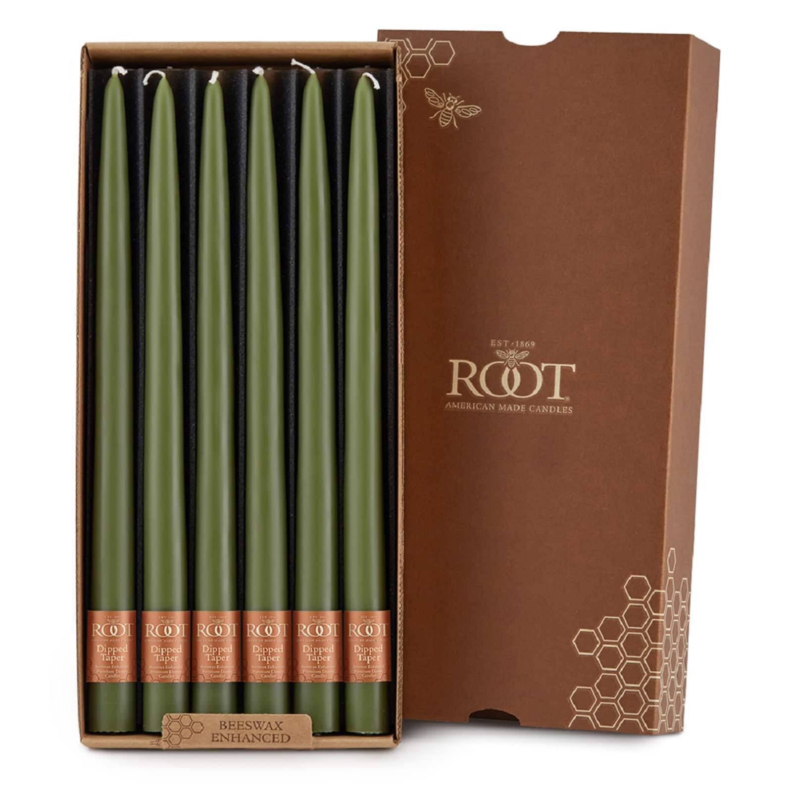 Root Candles 12&#x22; Unscented Taper Candles, 12ct.