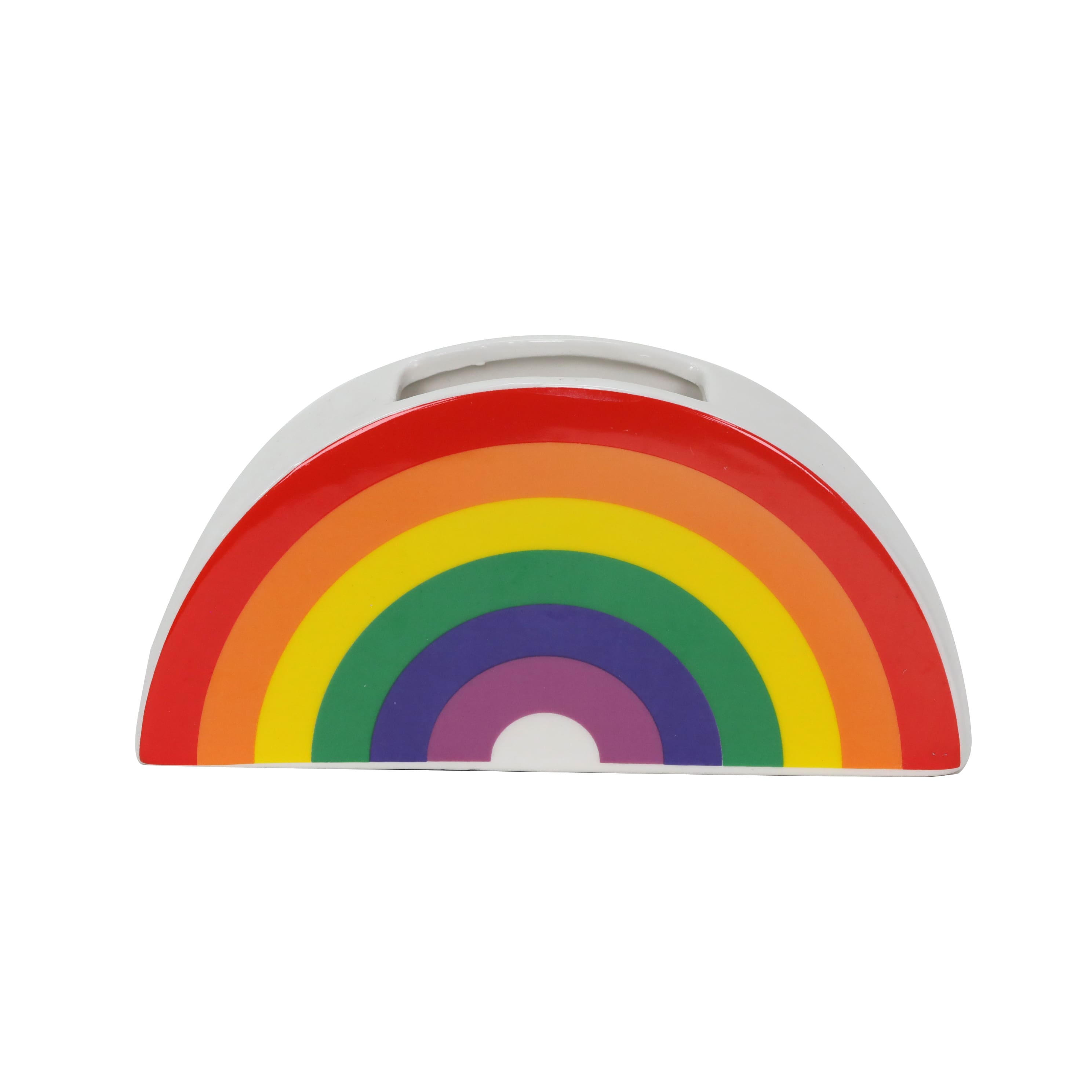7&#x22; Pride Rainbow Ceramic Vase by Celebrate It&#x2122;
