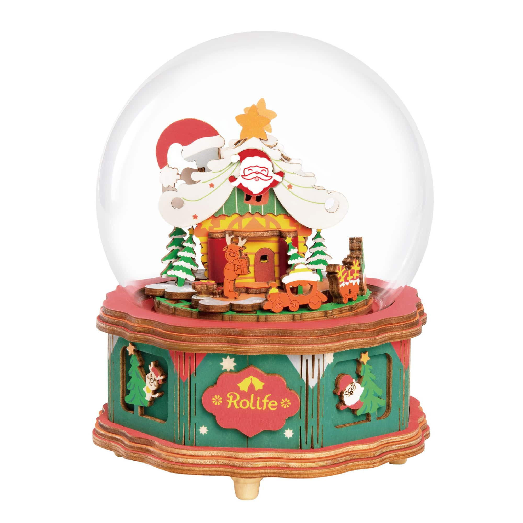 Rolife&#xAE; Christmas Town Snow Globe Music Dreamer Kit