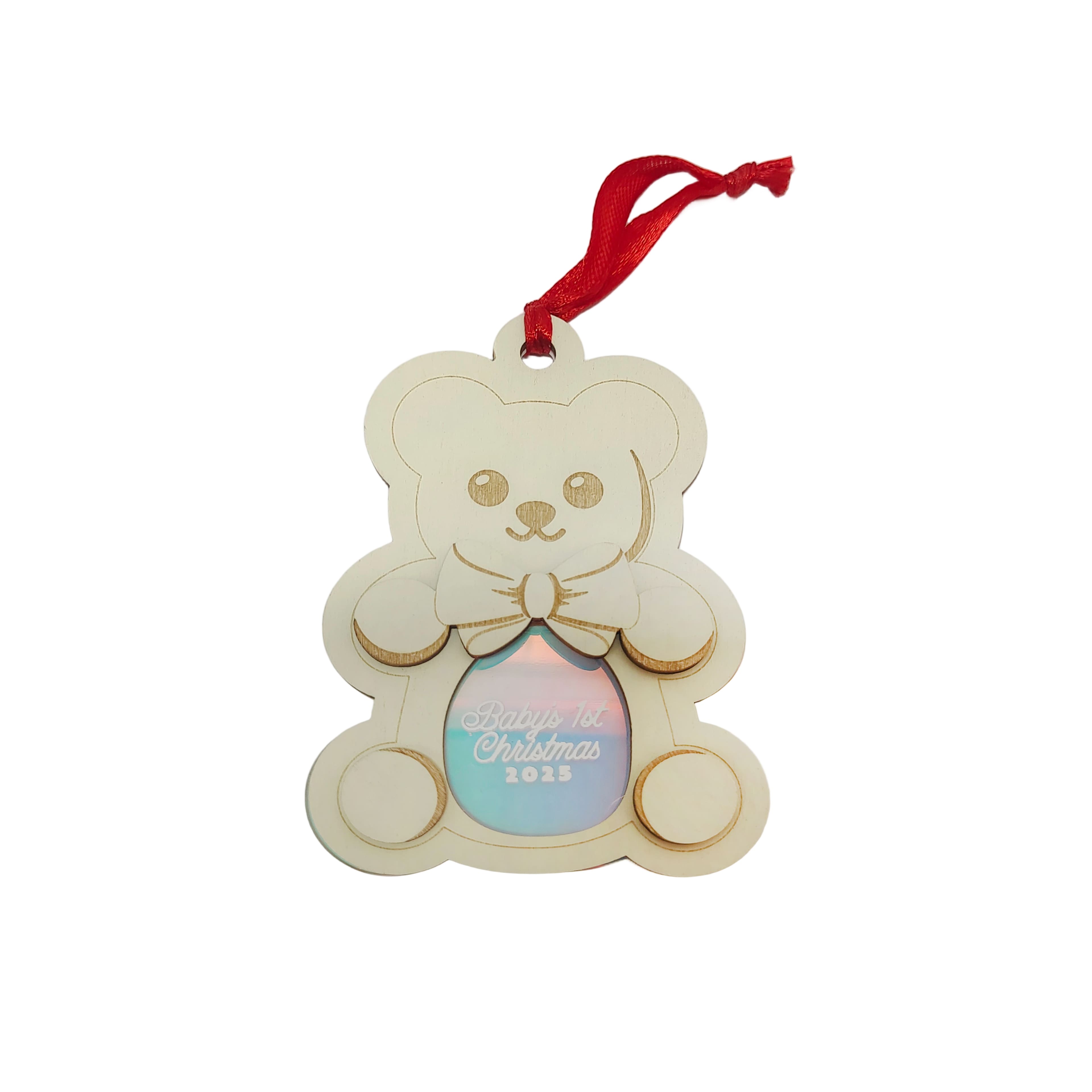 4&#x22; DIY Wood &#x26; Acrylic Baby Ornament by Make Market&#xAE;