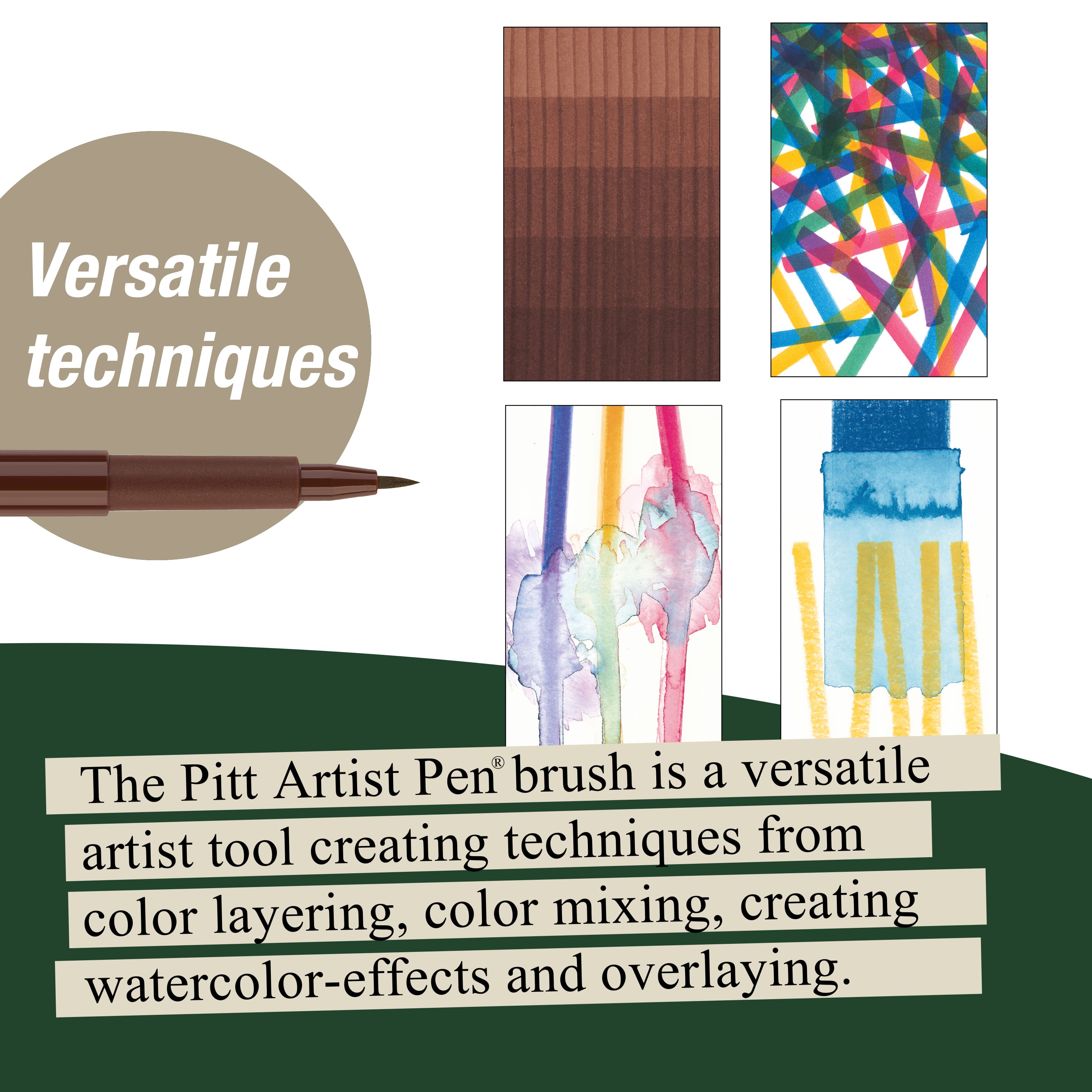 Faber-Castell&#xAE; PITT&#xAE; 6 Color Artist Brush Pen Set
