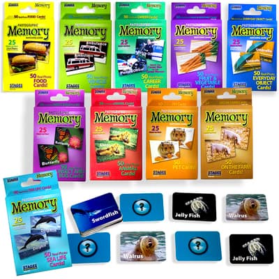 Set of 10 Memory Games By Stages Learning Materials | Michaels