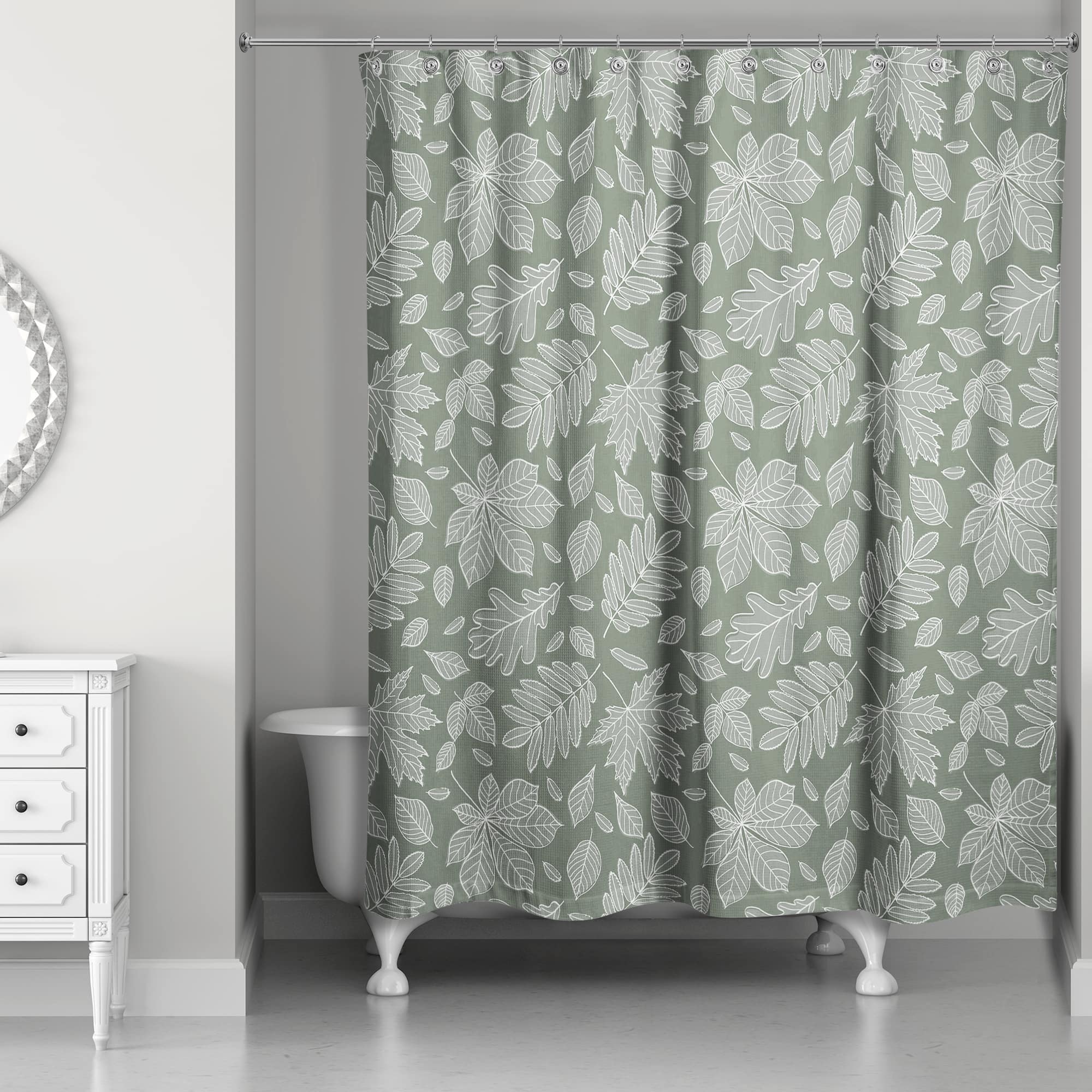Leaves Shower Curtain