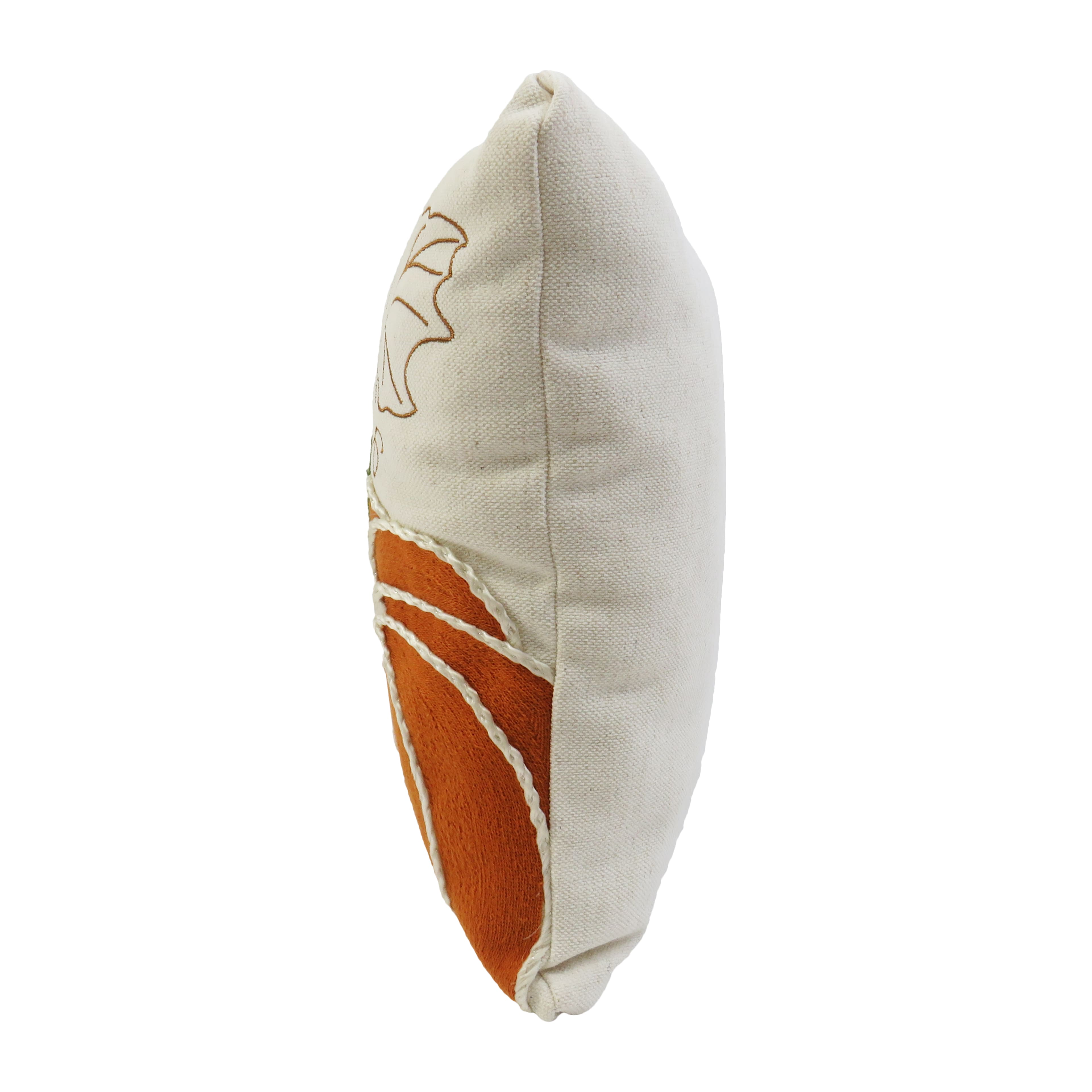 16&#x22; Pumpkin &#x26; Leaves Throw Pillow by Ashland&#xAE;
