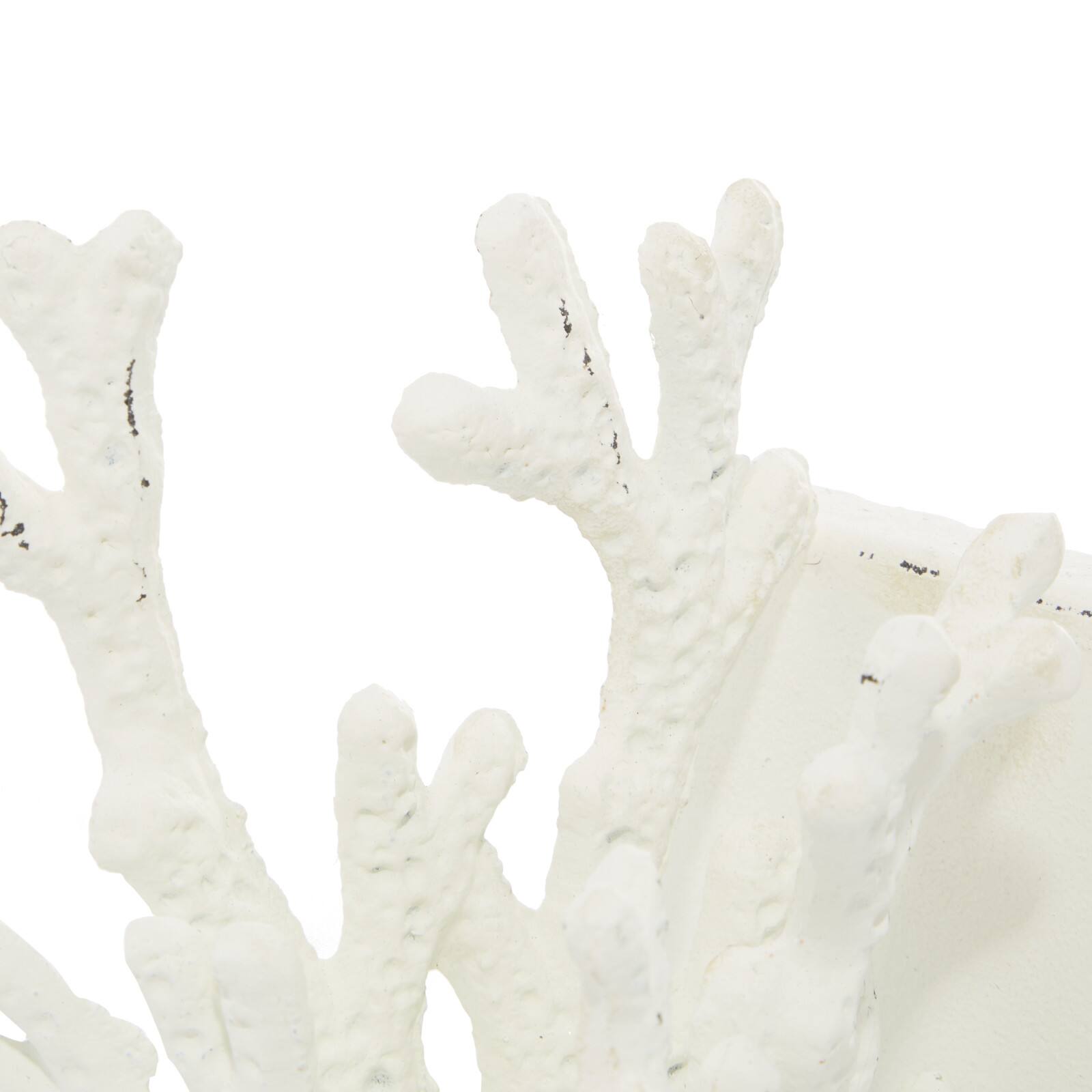 7&#x22; Coral Metal Bookend Set