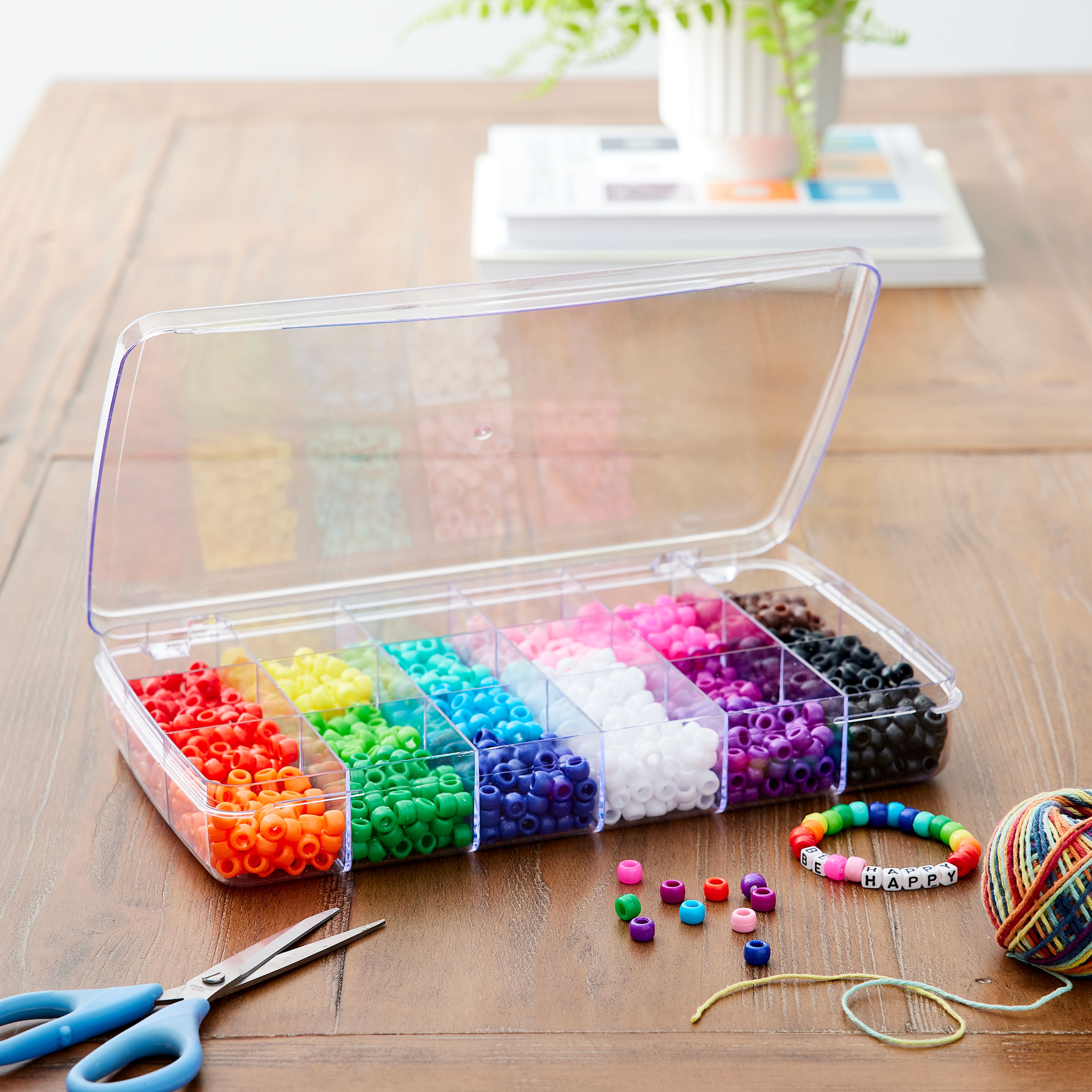 Large Rainbow Pony Bead Box By Creatology™