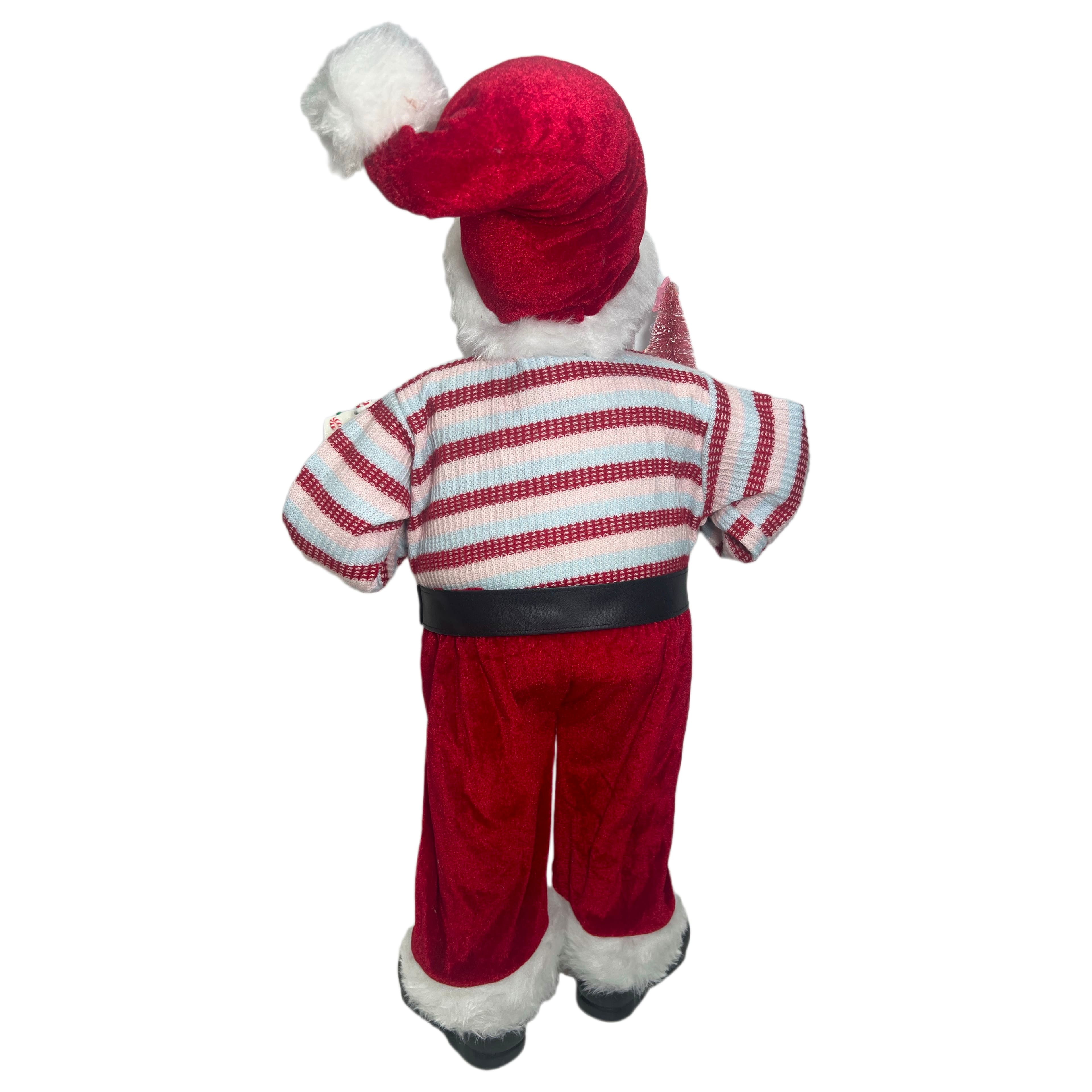 24&#x22; Santa in Striped Shirt with Gifts Tabletop Accent by Ashland&#xAE;