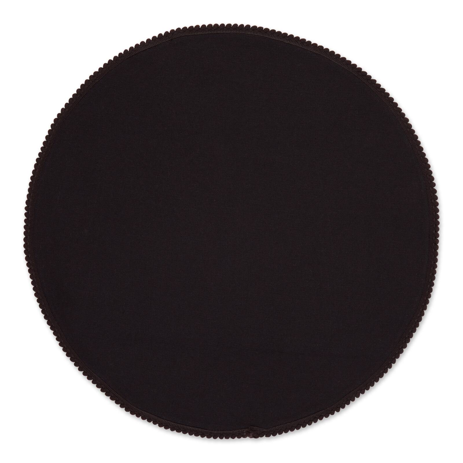 DII® Spooky Spiderweb Embellished Round Placemats, 4ct.