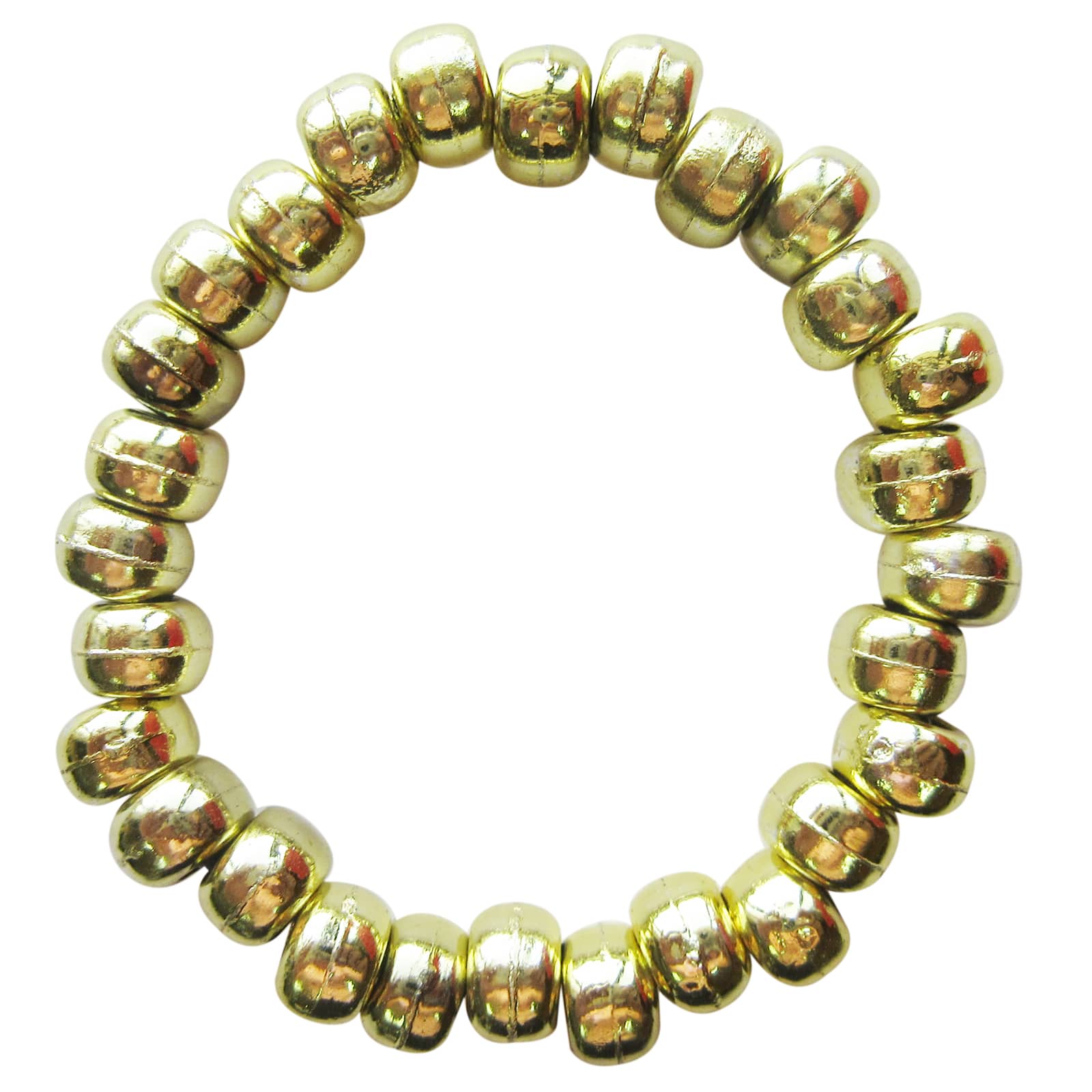 12 Packs: 280 ct. (3,360 total) Metallic Pony Beads by Creatology™, 6mm x 9mm