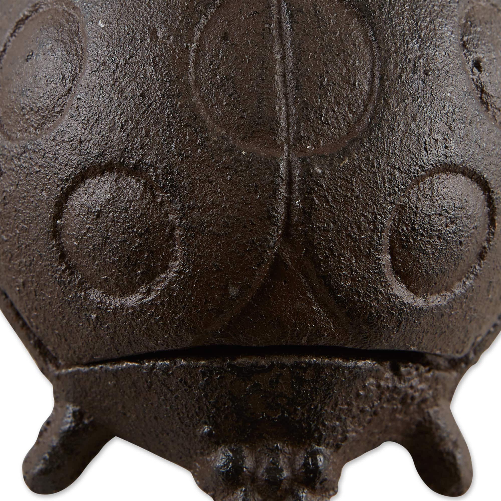Secure Cast Iron Ladybug Secret Key Holder