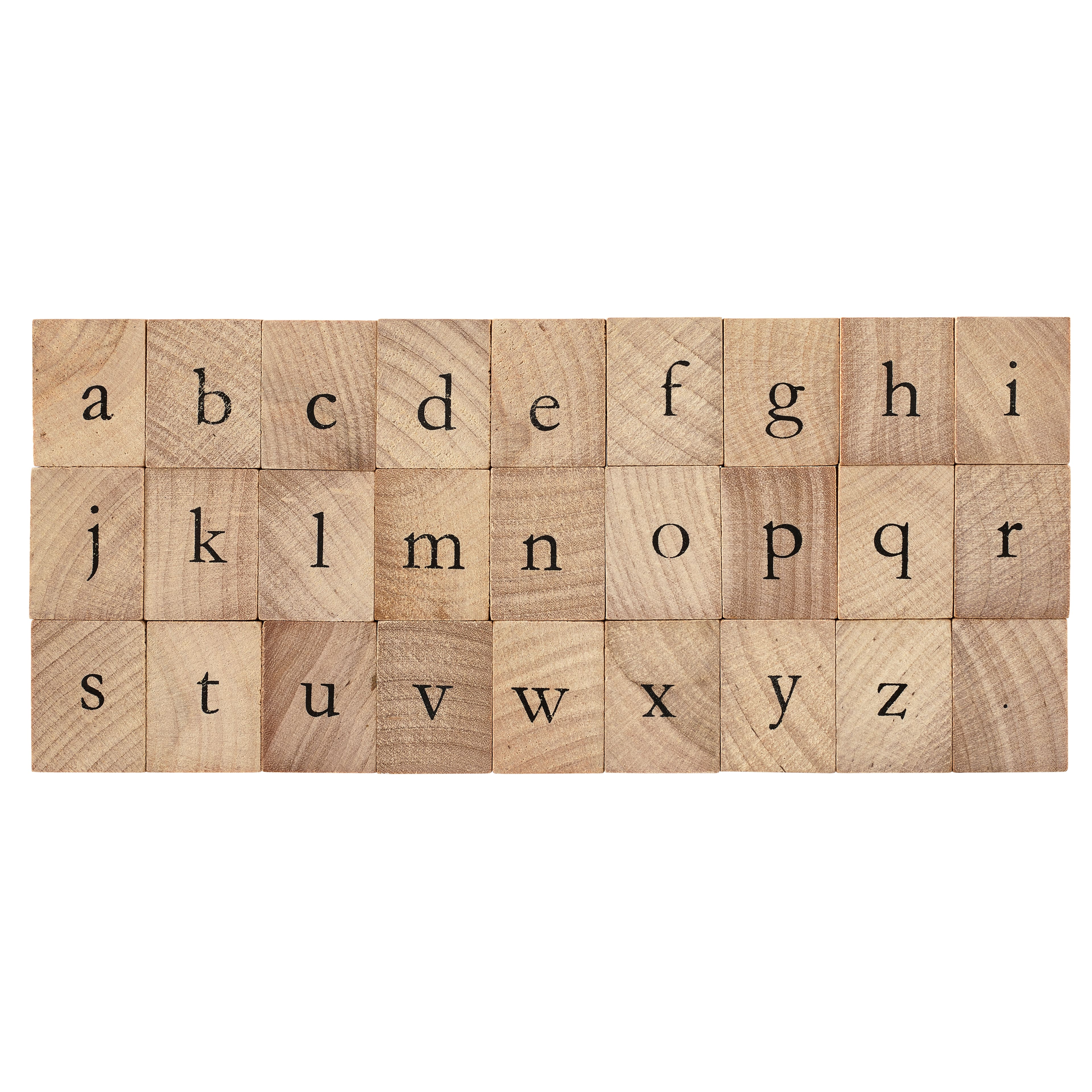 12 Pack: Lowercase Alphabet Wood Stamp Set by Recollections&#x2122;