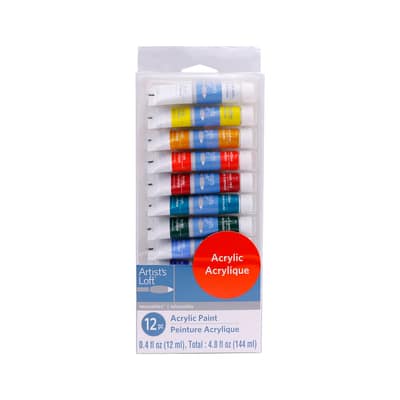 12 Color Acrylic Paints by Artist's Loft™ Necessities™ | Michaels