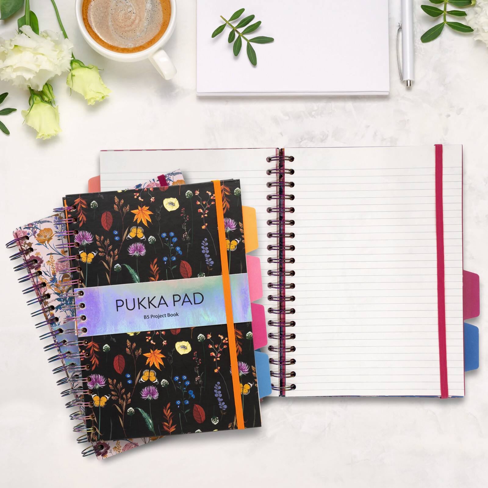 Pukka Pads B5 Bloom Project Book Set