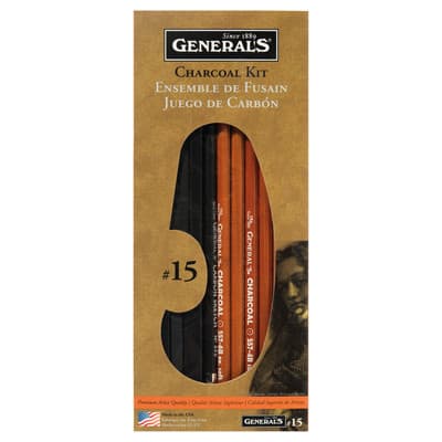 General's Peel and Sketch Charcoal Pencils and Sets