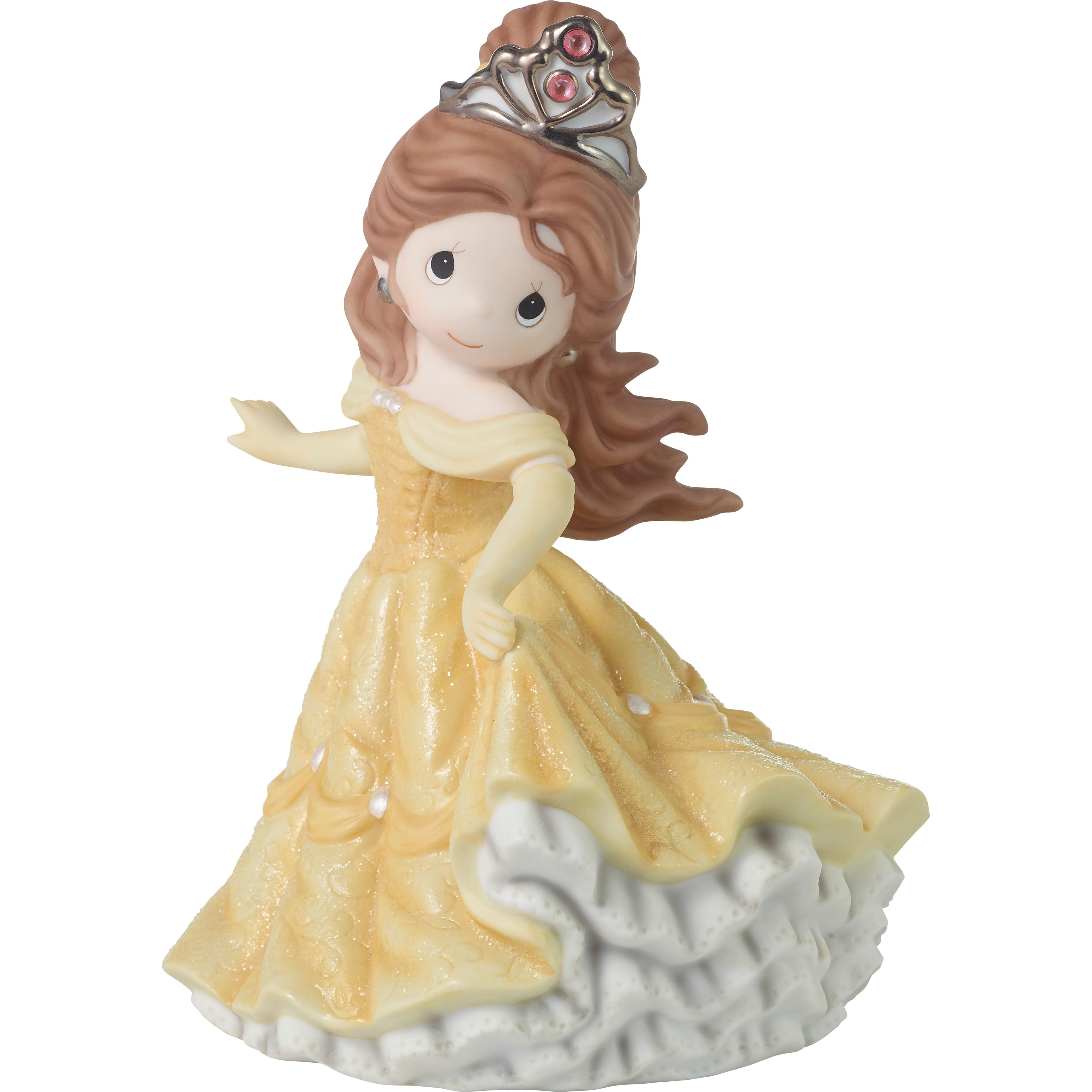 Precious Moments 7.25&#x22; Disney&#xAE; 100th Anniversary Limited Edition Belle Bisque Porcelain Figurine