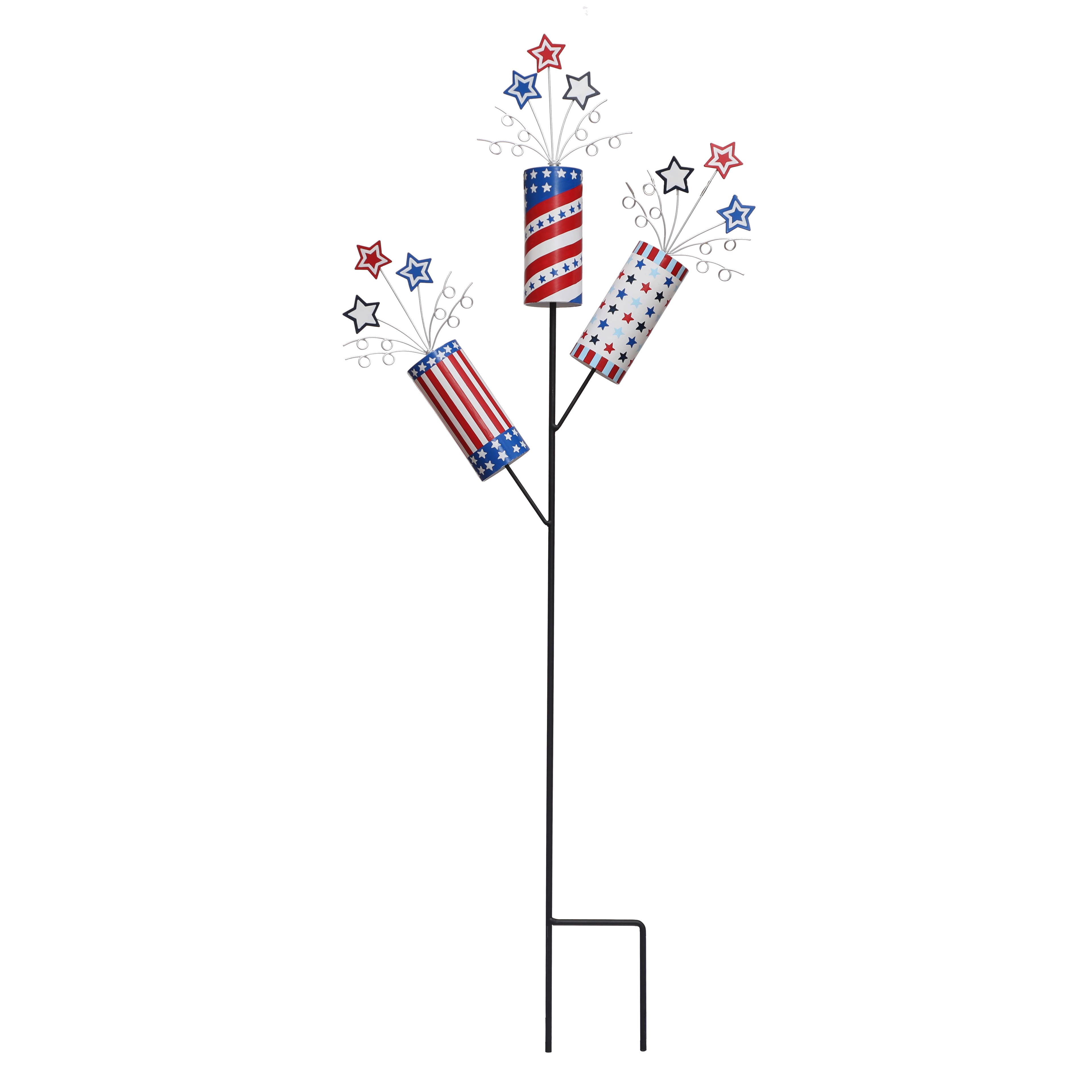 Firework Metal Yard Stake by Celebrate It&#x2122;