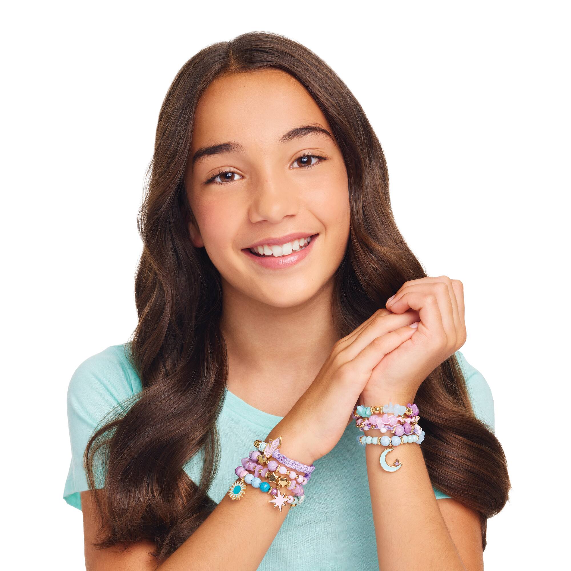 8 Pack: Make It Real™ Celestial Stones Bracelets Kit