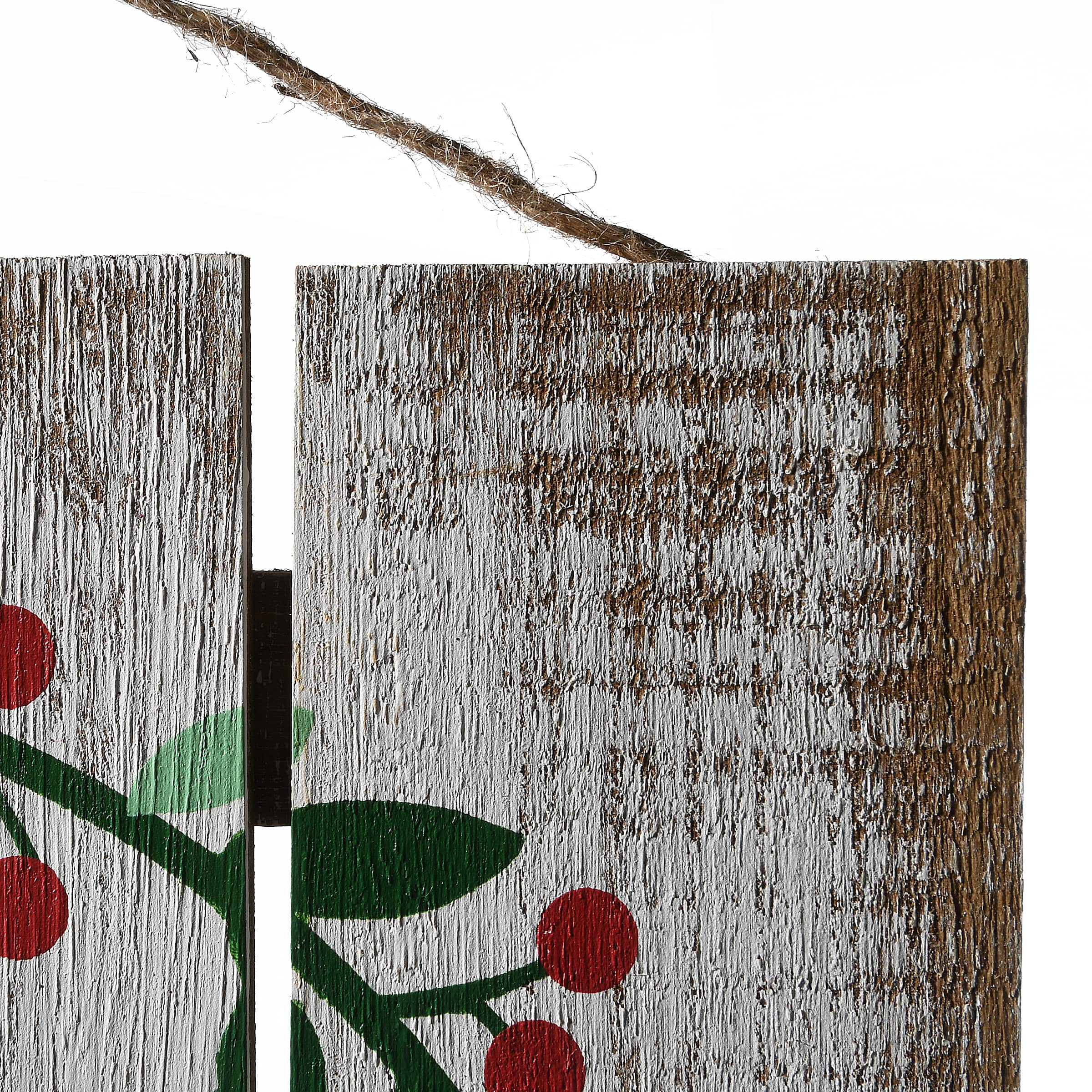 13" Merry & Bright Christmas Holiday Wall Sign