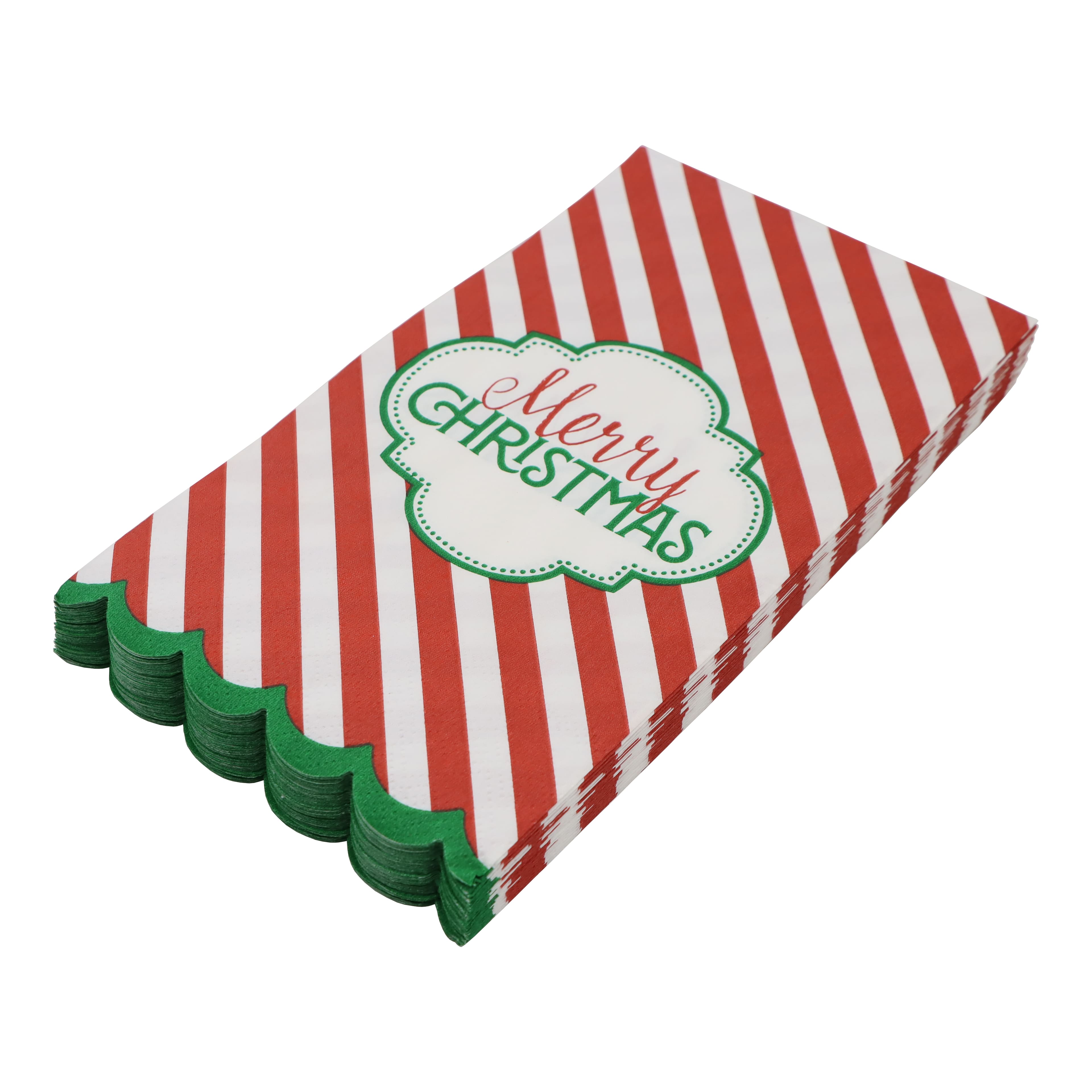 Red Stripe Guest Napkins, 20ct. by Celebrate It&#x2122;