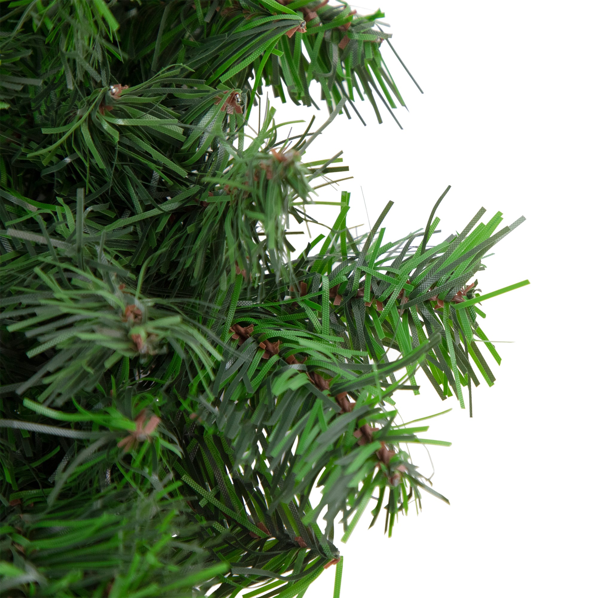 12" 2-Tone Green Canadian Pine Wreath