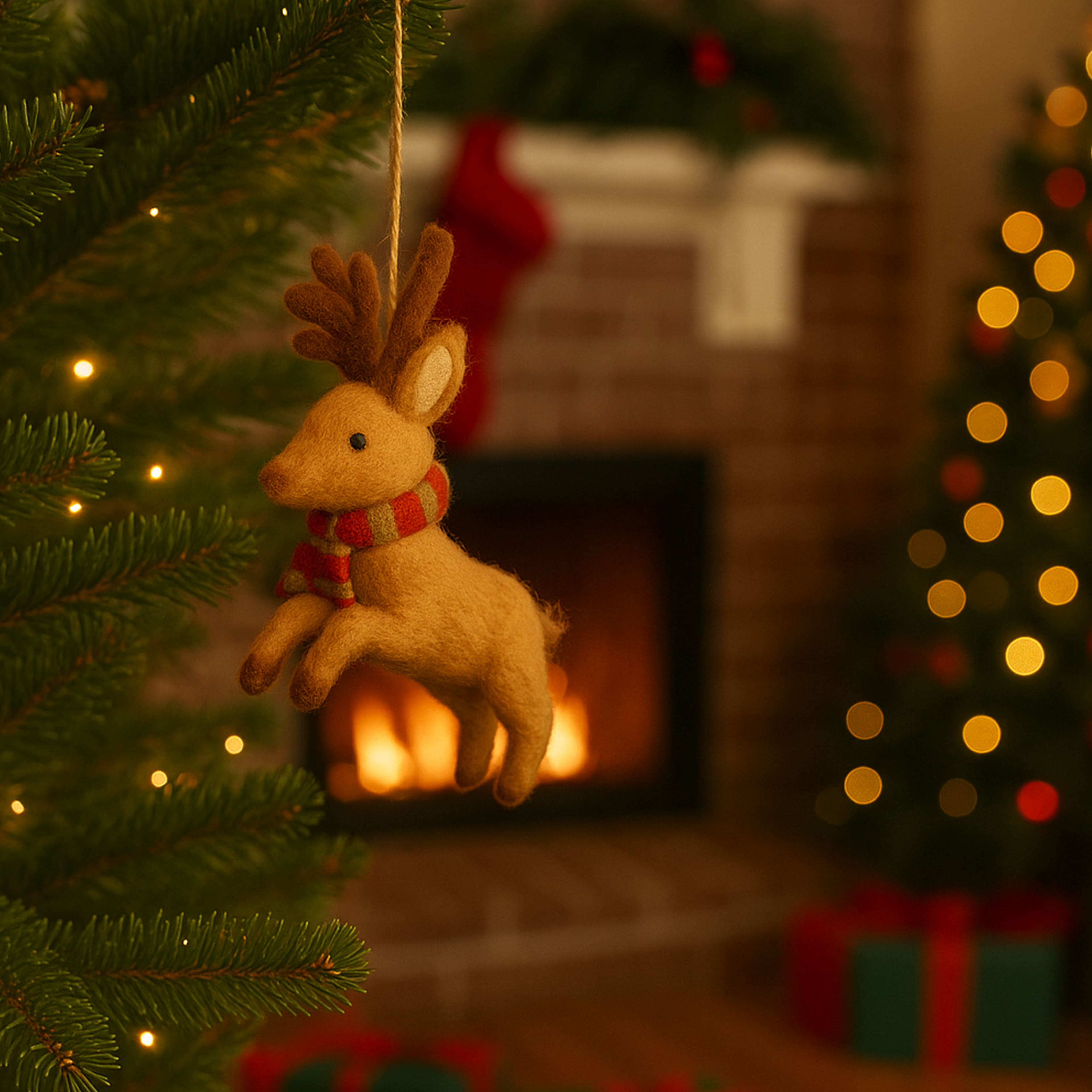 Christmas Reindeer Felting Kit by Loops &#x26; Threads&#xAE;