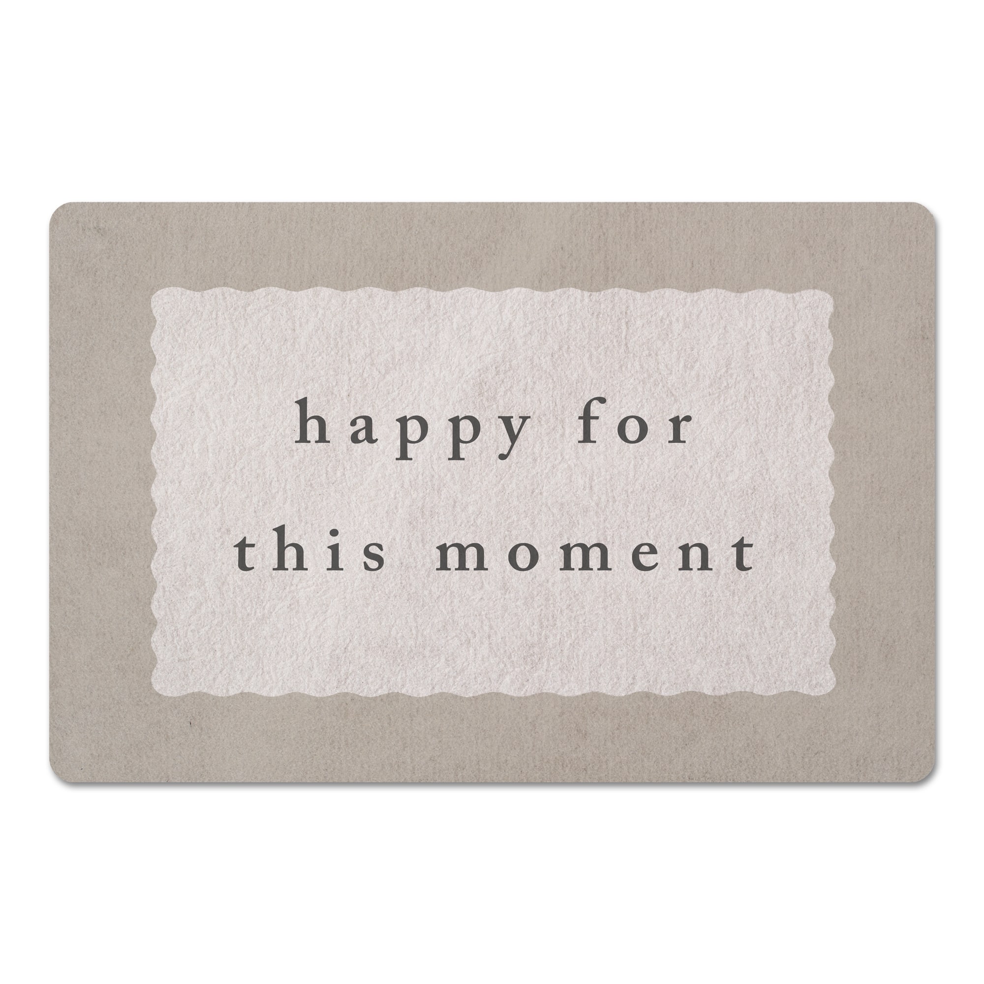 18&#x22; x 27&#x22; Happy for This Moment Floor Mat