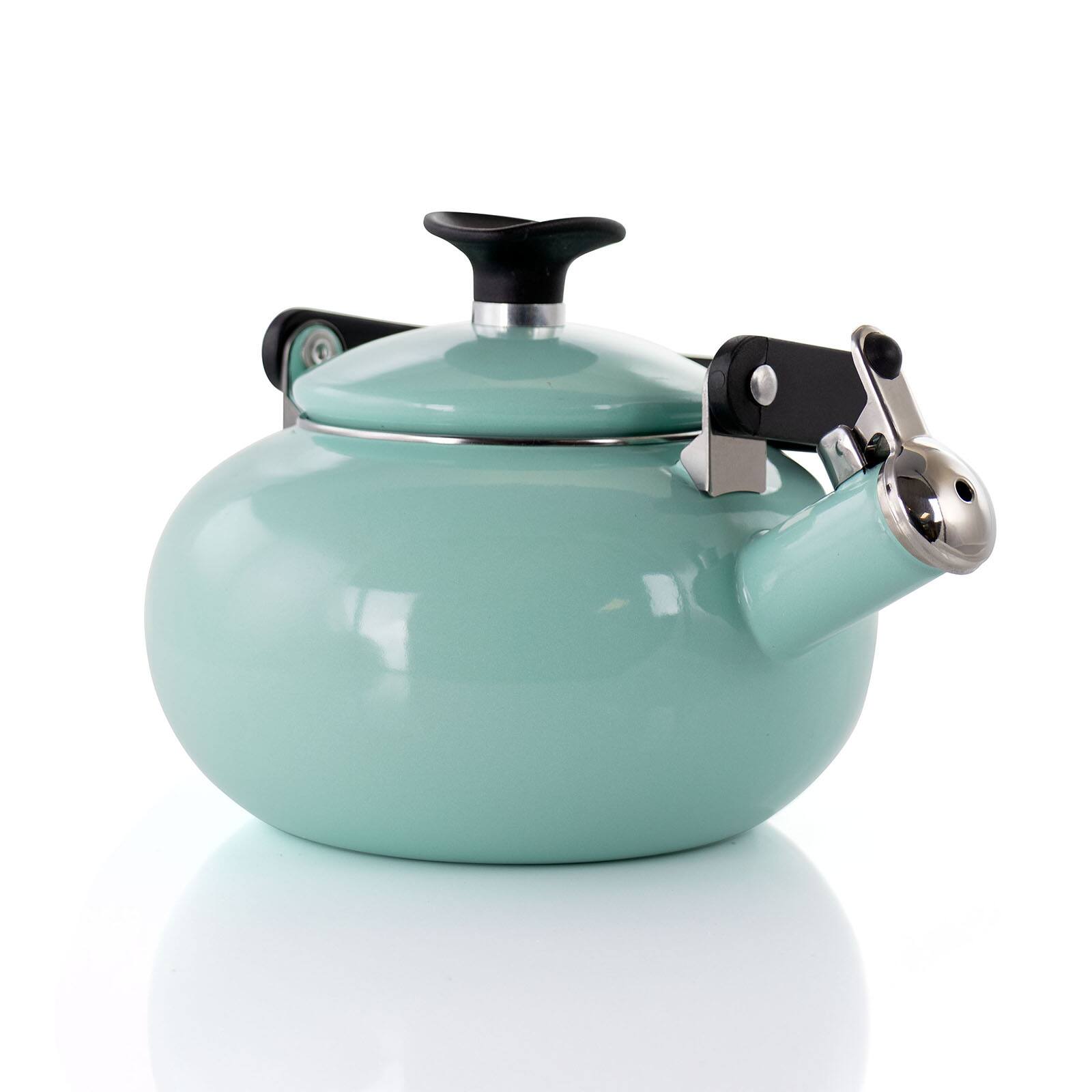 Kenmore® 1.5qt. Blue Enamel on Steel Whistling Tea Kettle