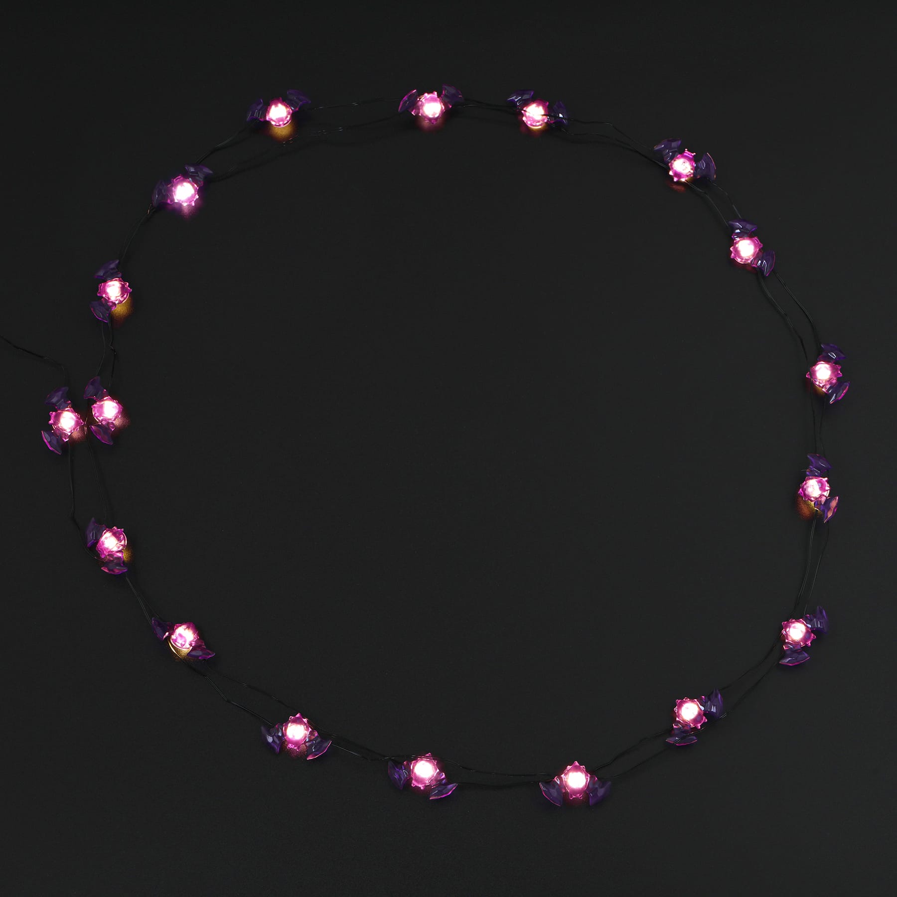 18ct. Warm White LED Purple Bat Icon String Lights by Ashland&#xAE;