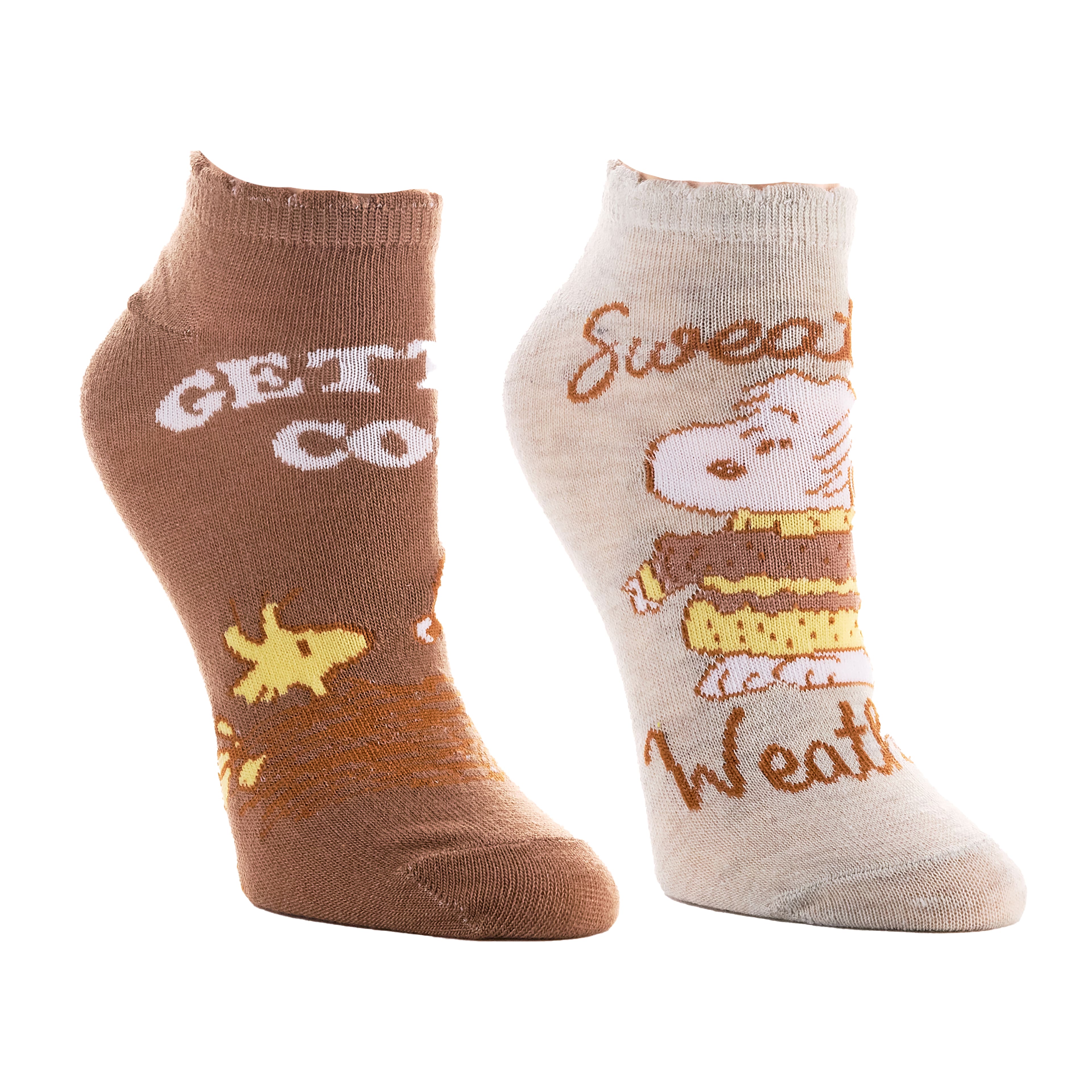 Peanuts&#xAE; Cozy 2 Pair Adult Ankle Sock Set