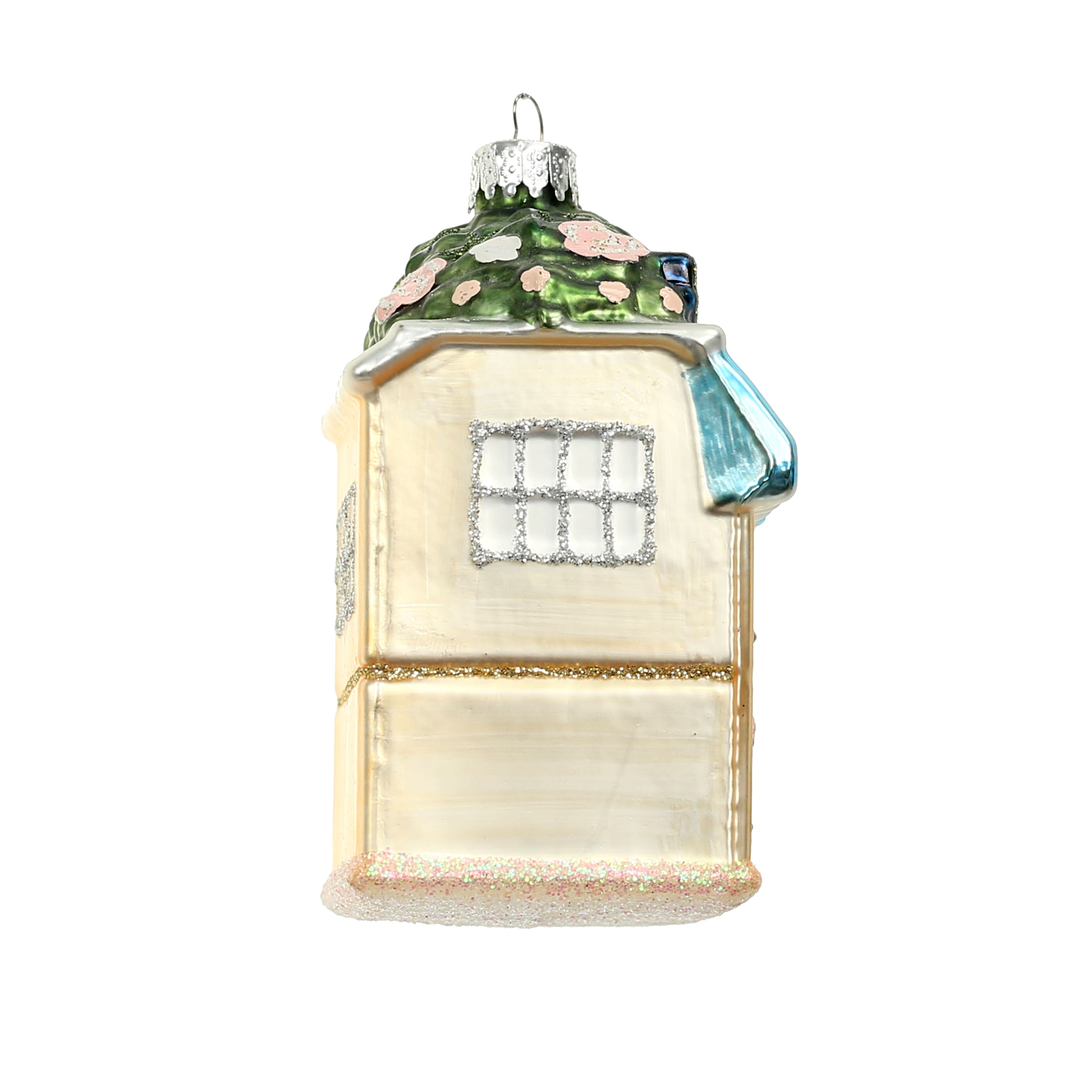 3.75&#x22; Village Cafe Glass Ornament by Ashland&#xAE;