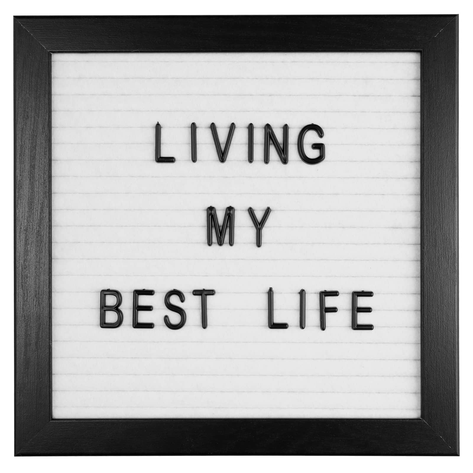 8&#x22; x 8&#x22; White Felt Letter Board by Make Market&#xAE;