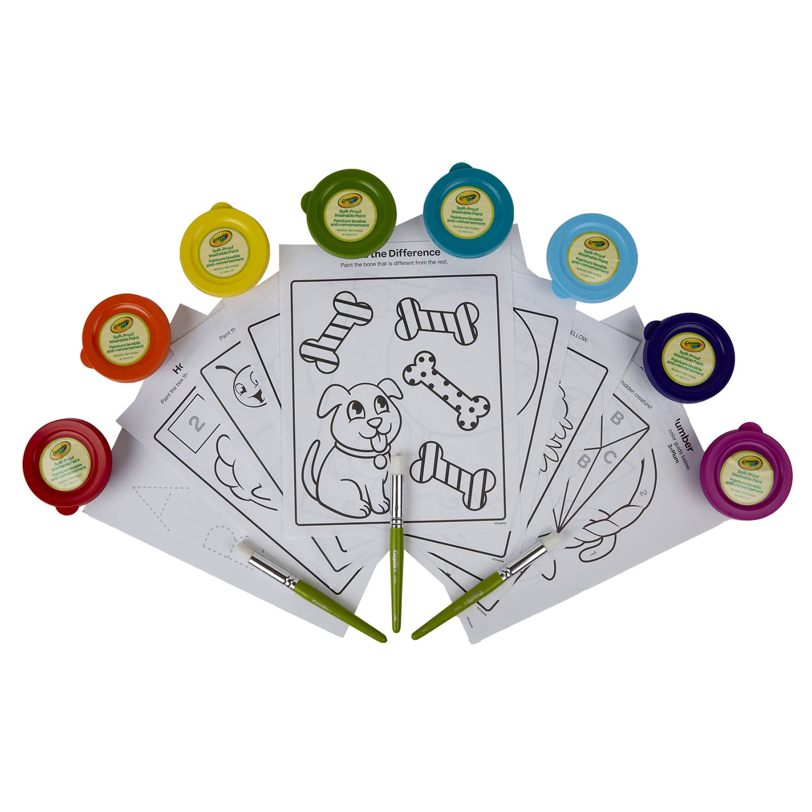 Crayola® Spill-Proof Washable Paint Kit