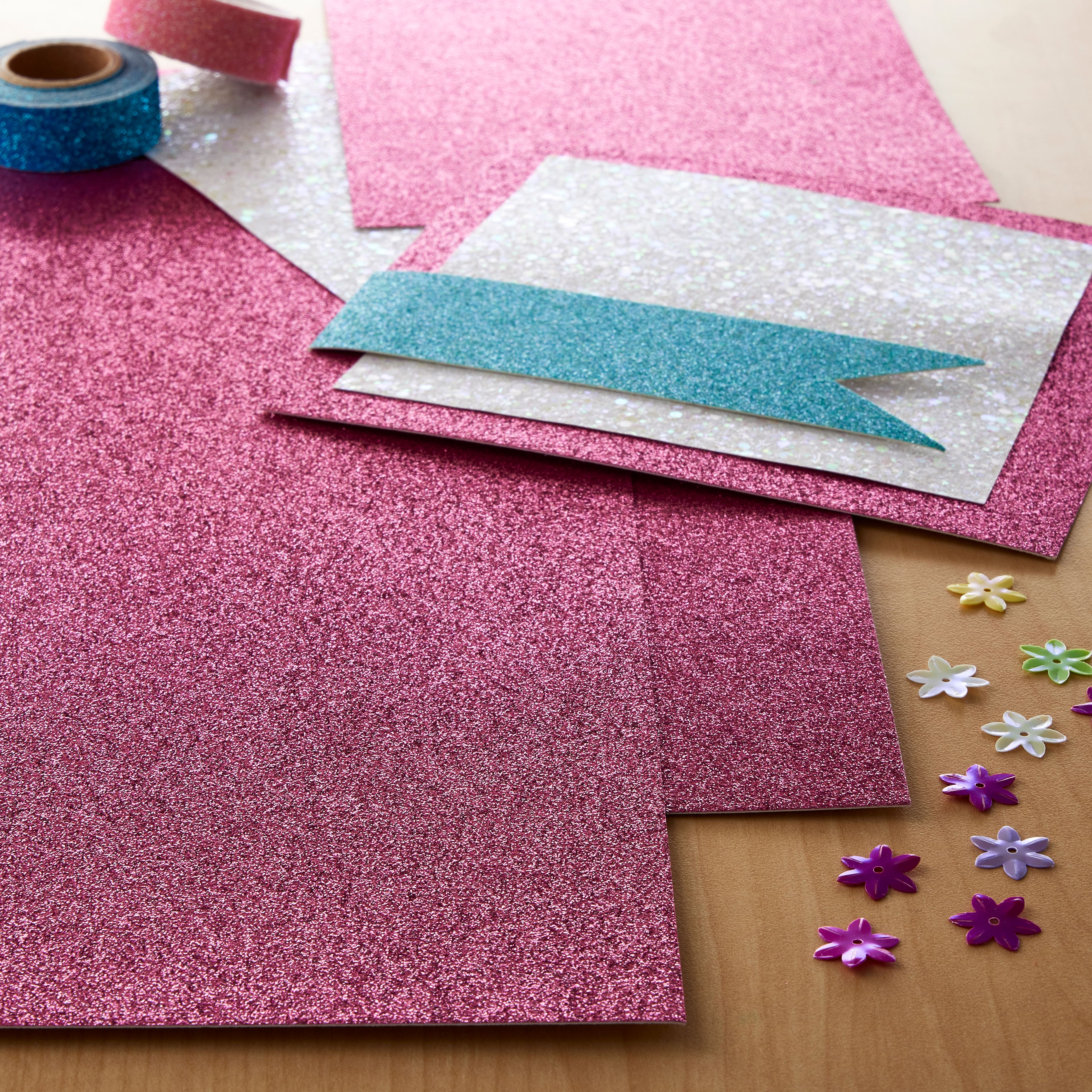 30 Pack: Glitter Paper by Recollections™, 12 x 12